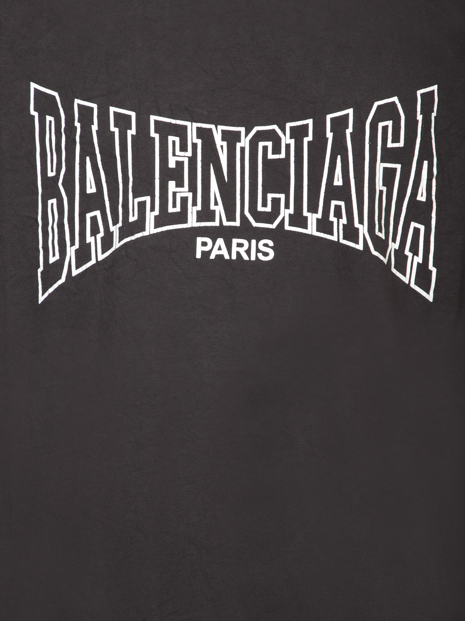 Shop Balenciaga Boxing Vintage Black T-shirt