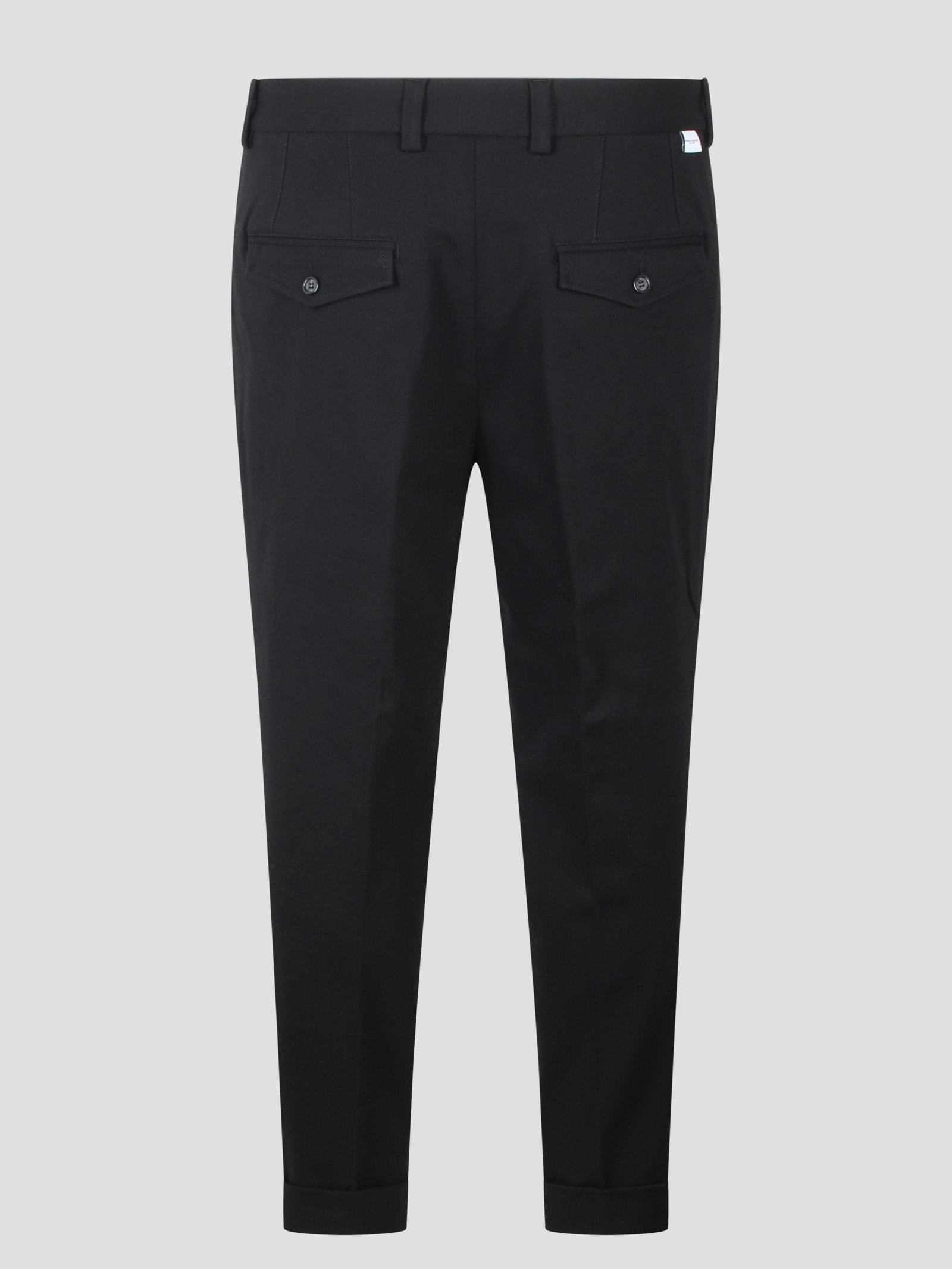 Shop Paolo Pecora Duomo Trousers In Black