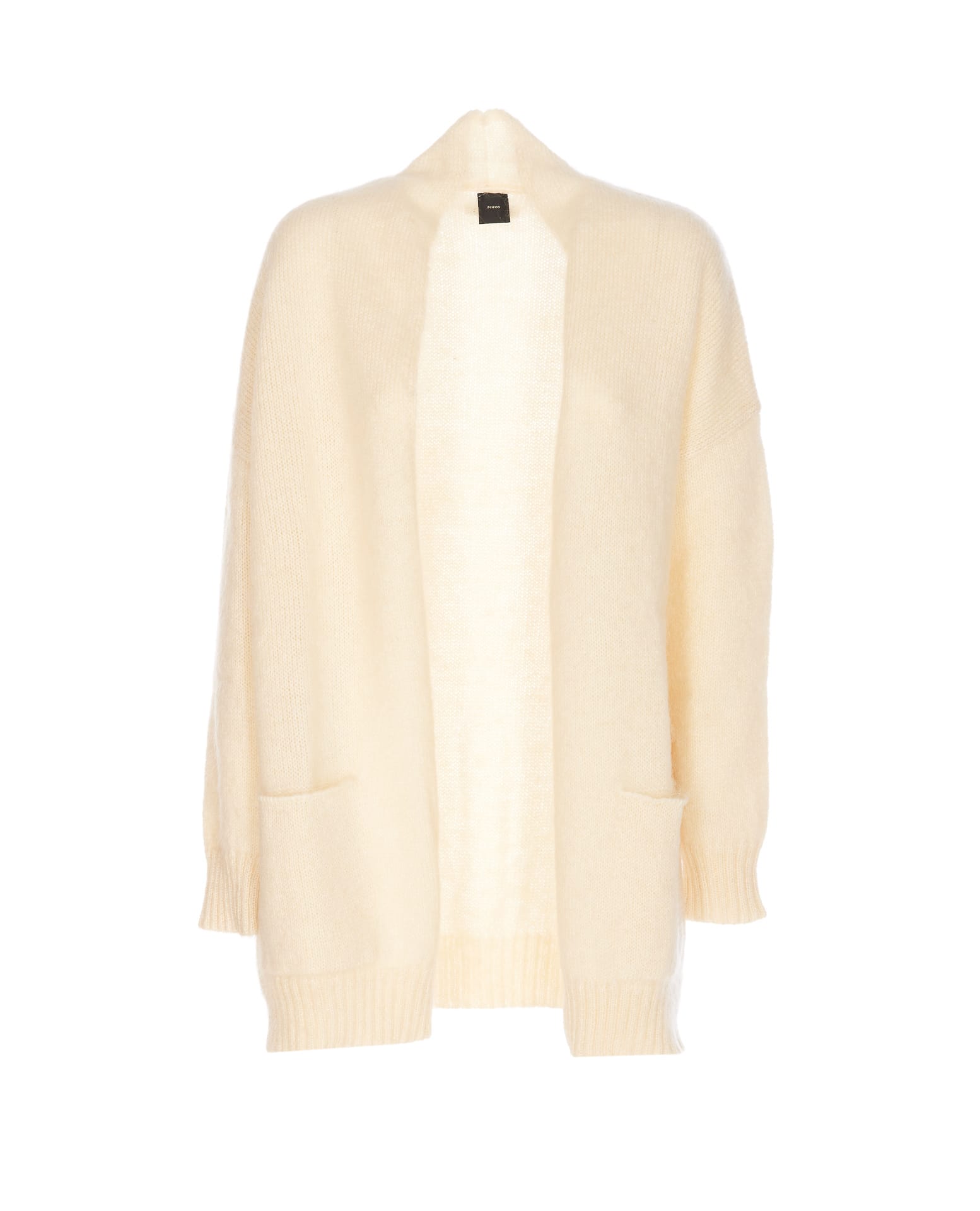 Shop Pinko Cornish Rex Cardigan In White