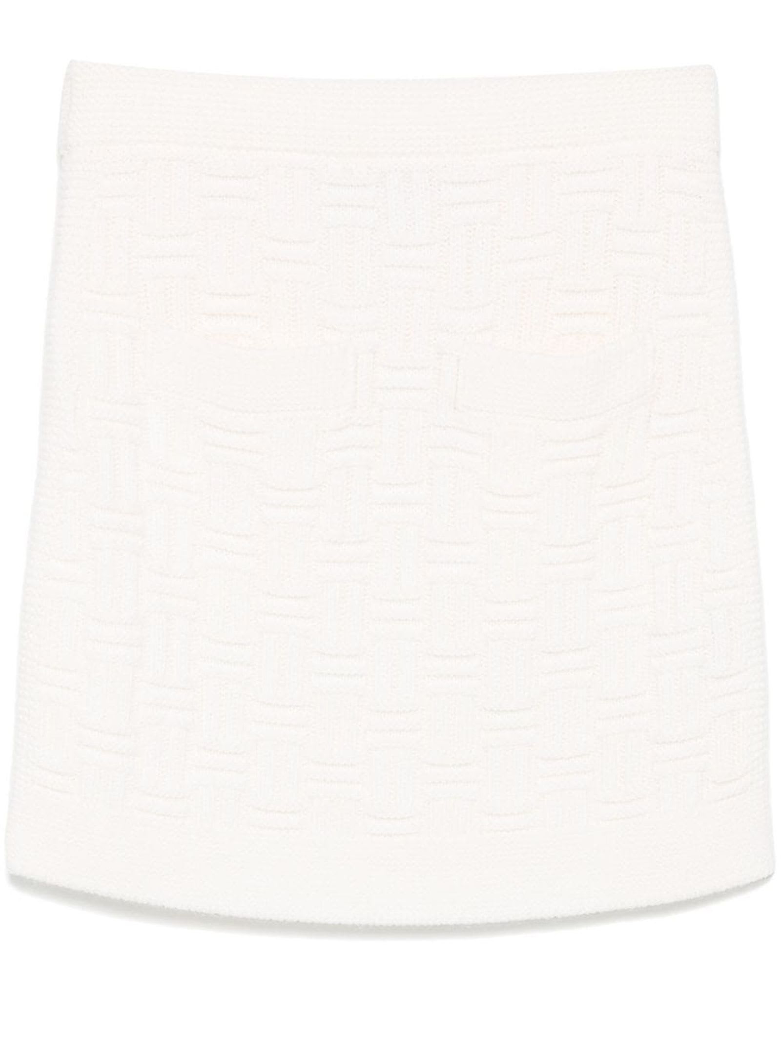 Column Stitch Mini Skirt