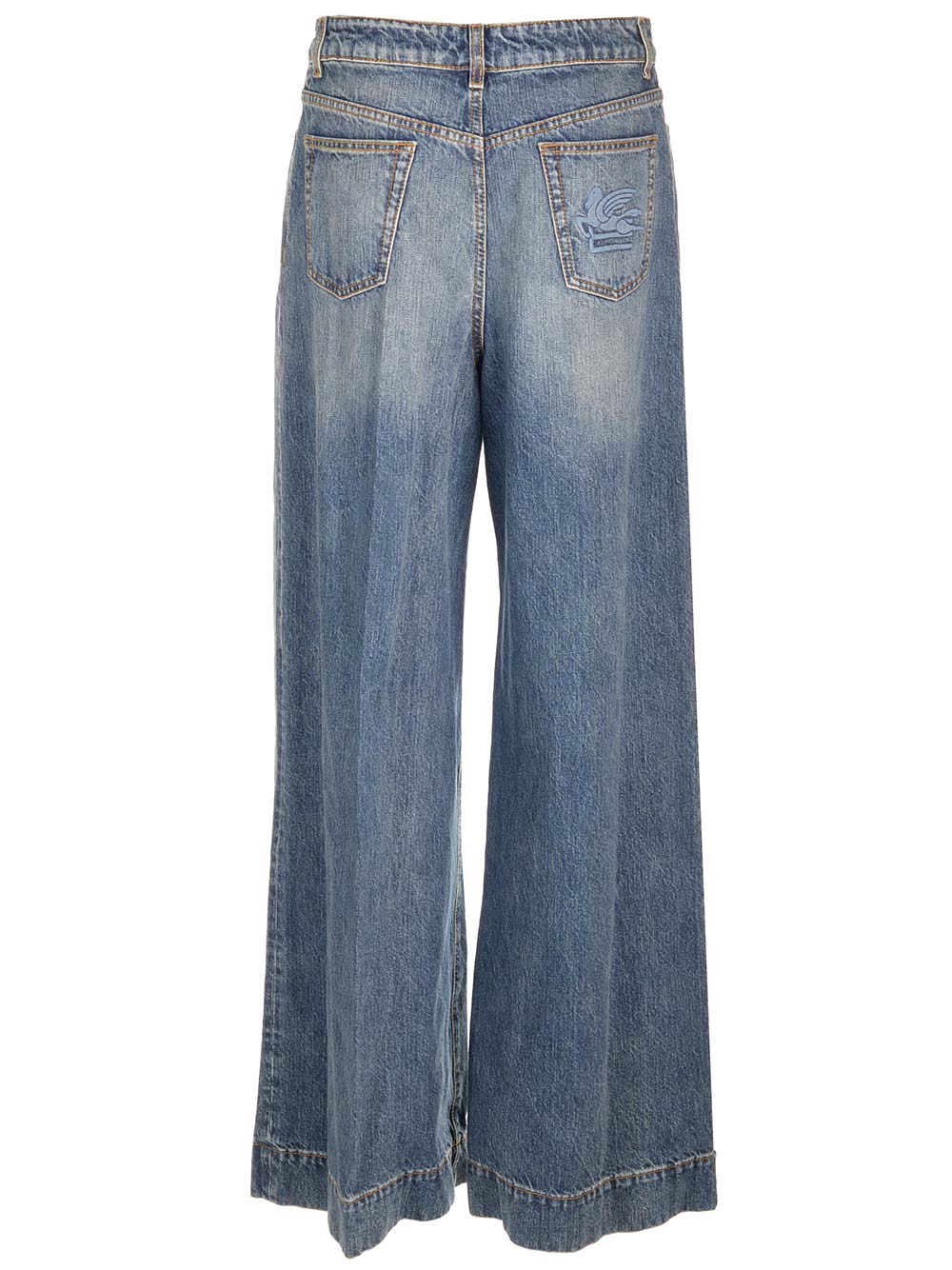 Shop Etro Palazzo Jeans In C
