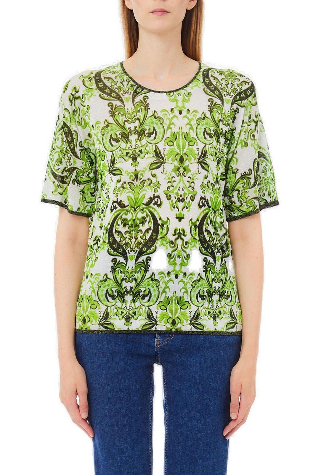 Liu-Jo Printed Knit T-shirt Liu-Jo