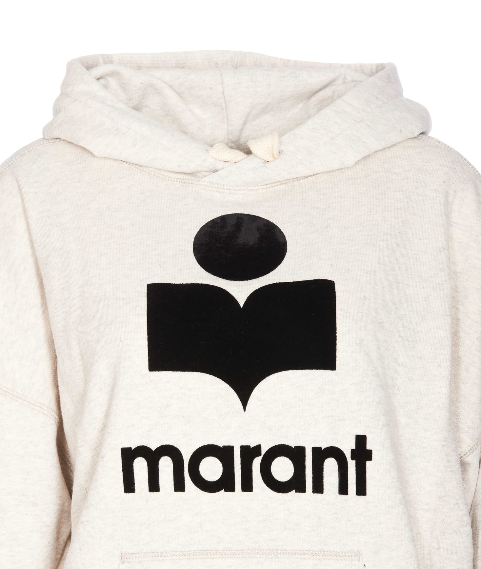 Shop Marant Etoile Mansel Hoodie In Beige