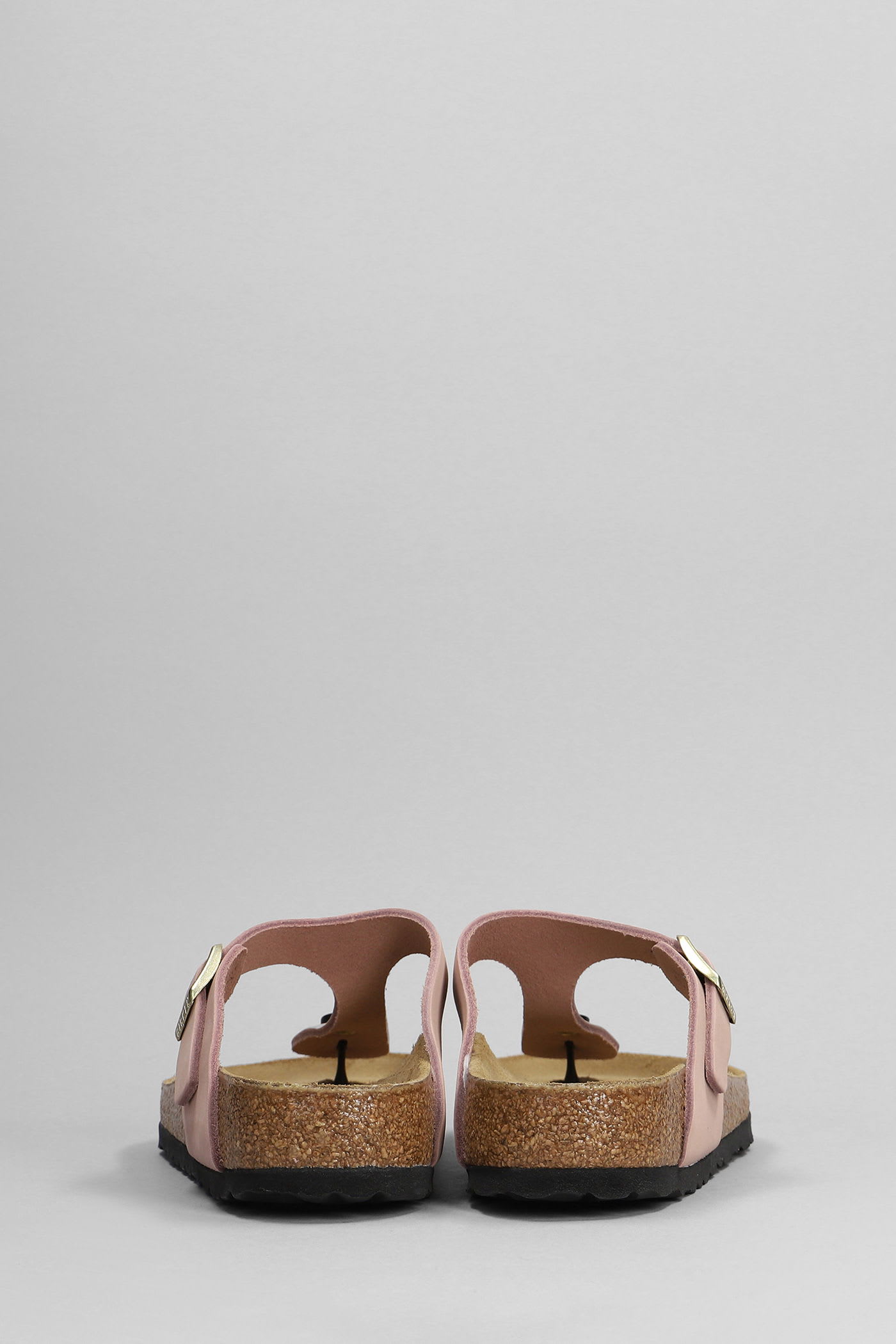 Birkenstock Gizeh Flats In Rose-pink Nubuck In Pink