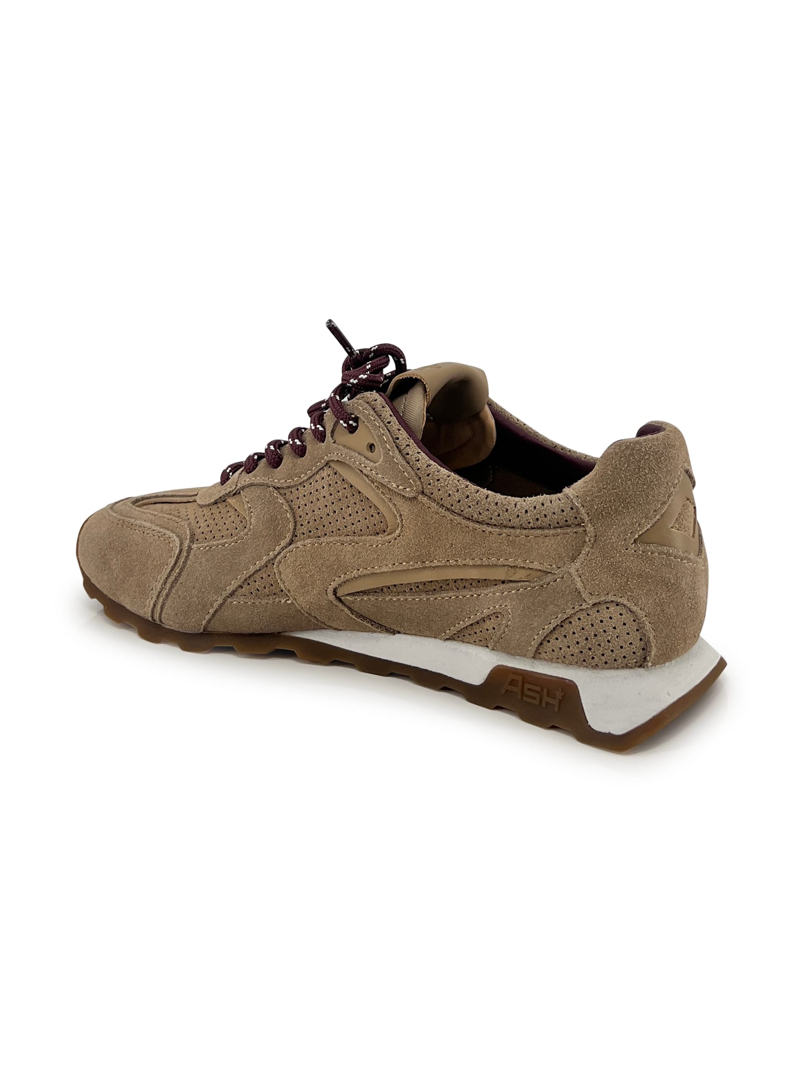 Ash Suede Lace-up Sports Sneakers In Multi