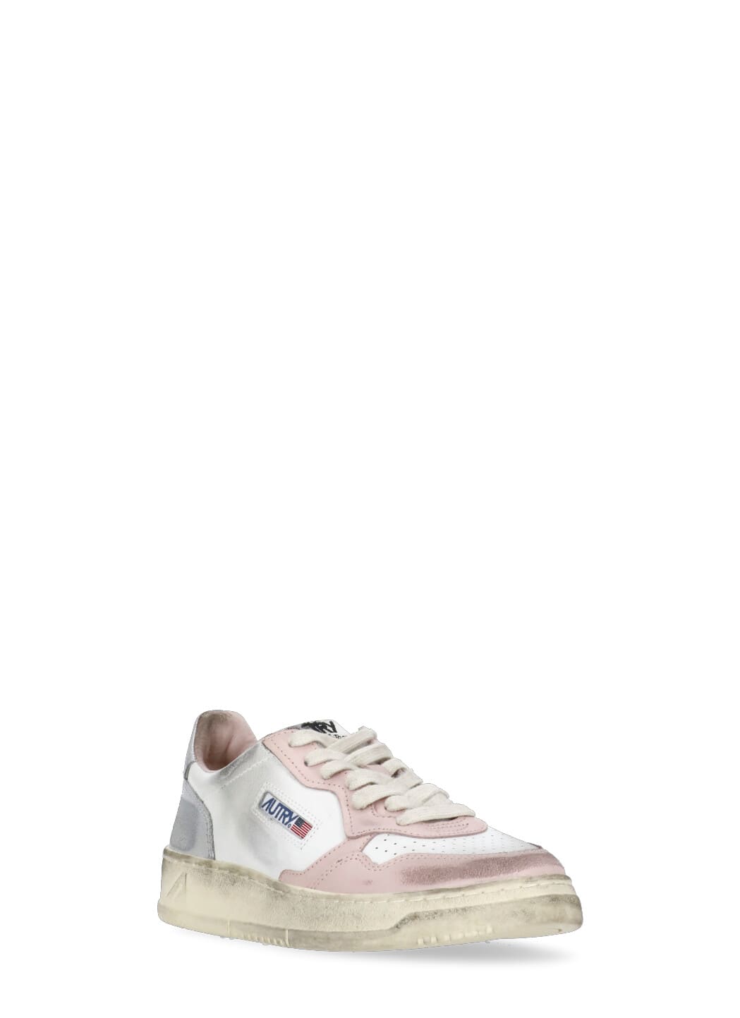 Shop Autry Super Vintage Sneakers In White