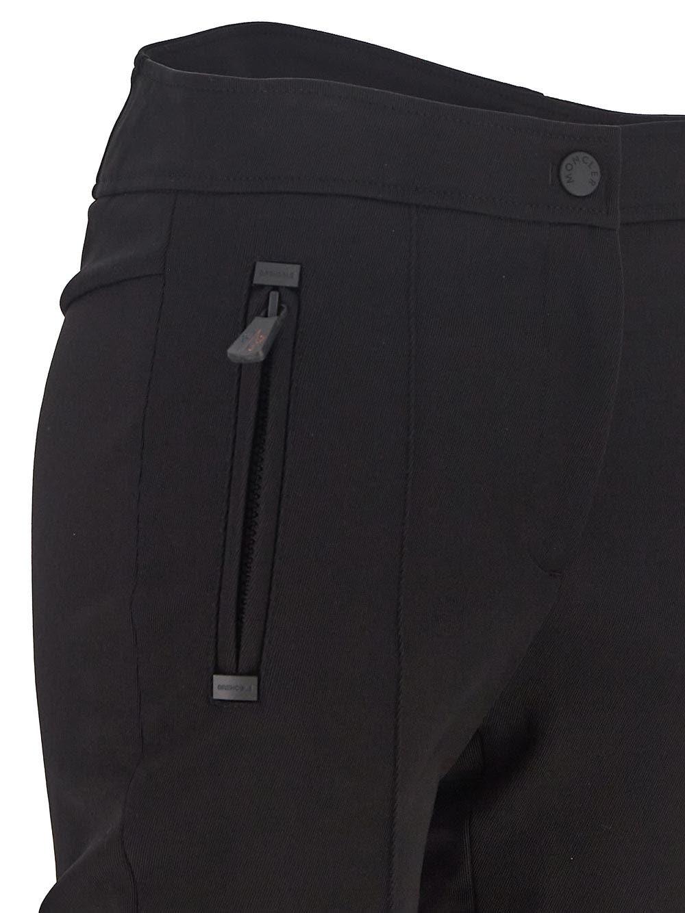 Shop Moncler Slim Pants In Black