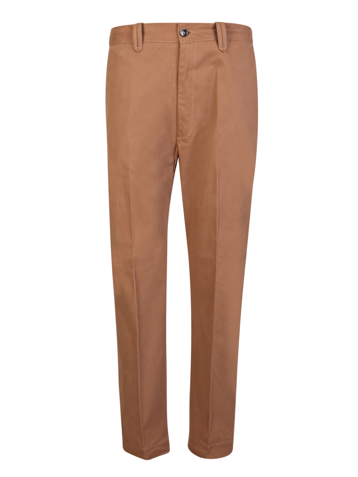 Shop Nine In The Morning Bisquit Yoga Trousers In Beige