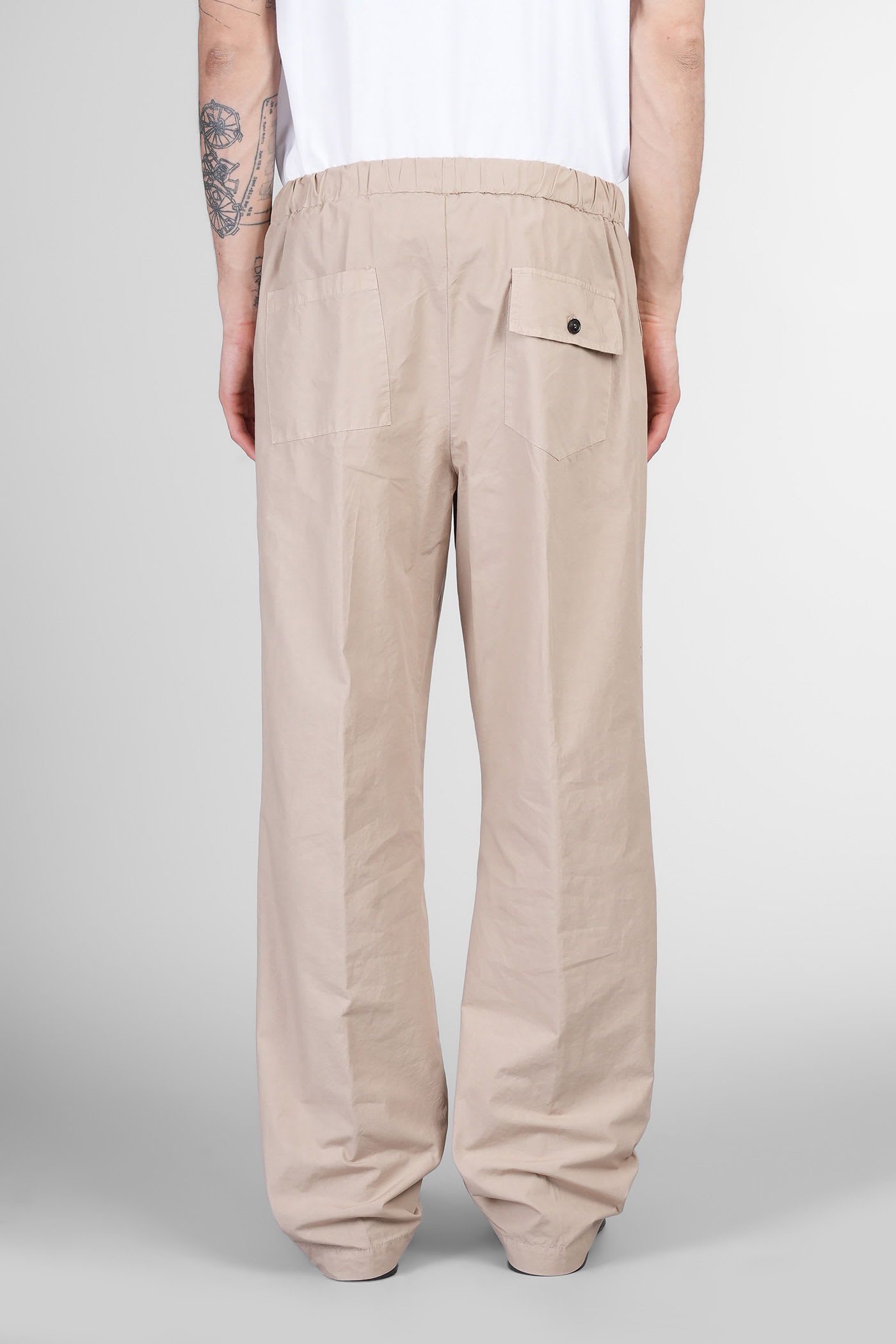 Mauro Grifoni Pants In Beige Cotton
