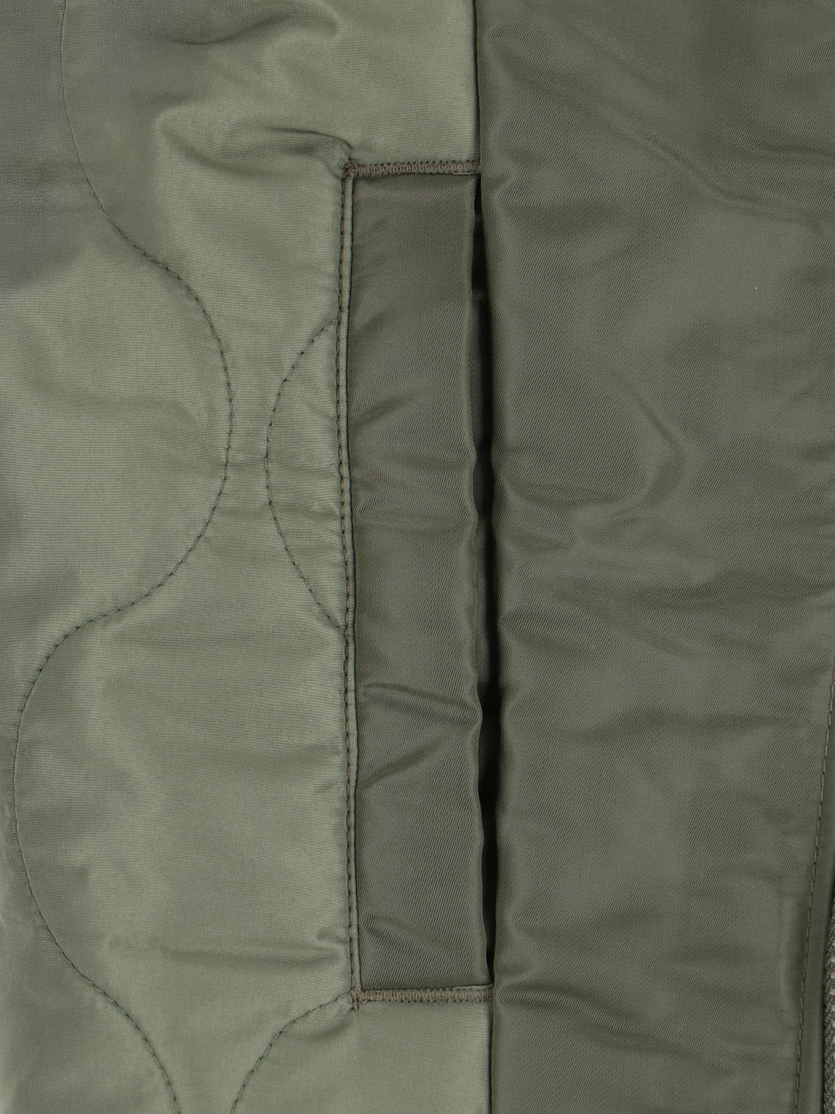 Entire Studios Broad Zip Bomber Jacket In Green