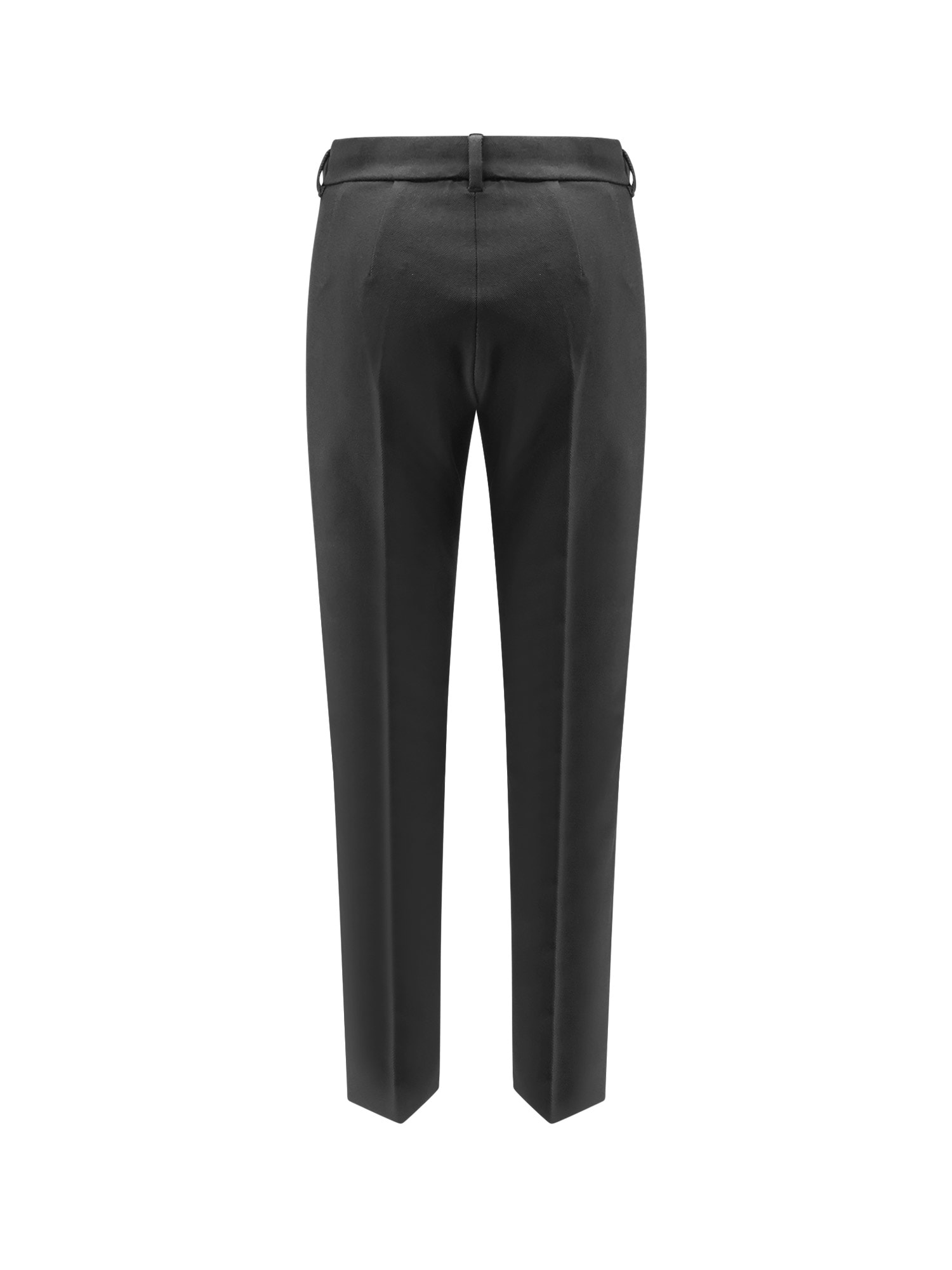 S Max Mara Umanita Cotton Blend Trousers In Black