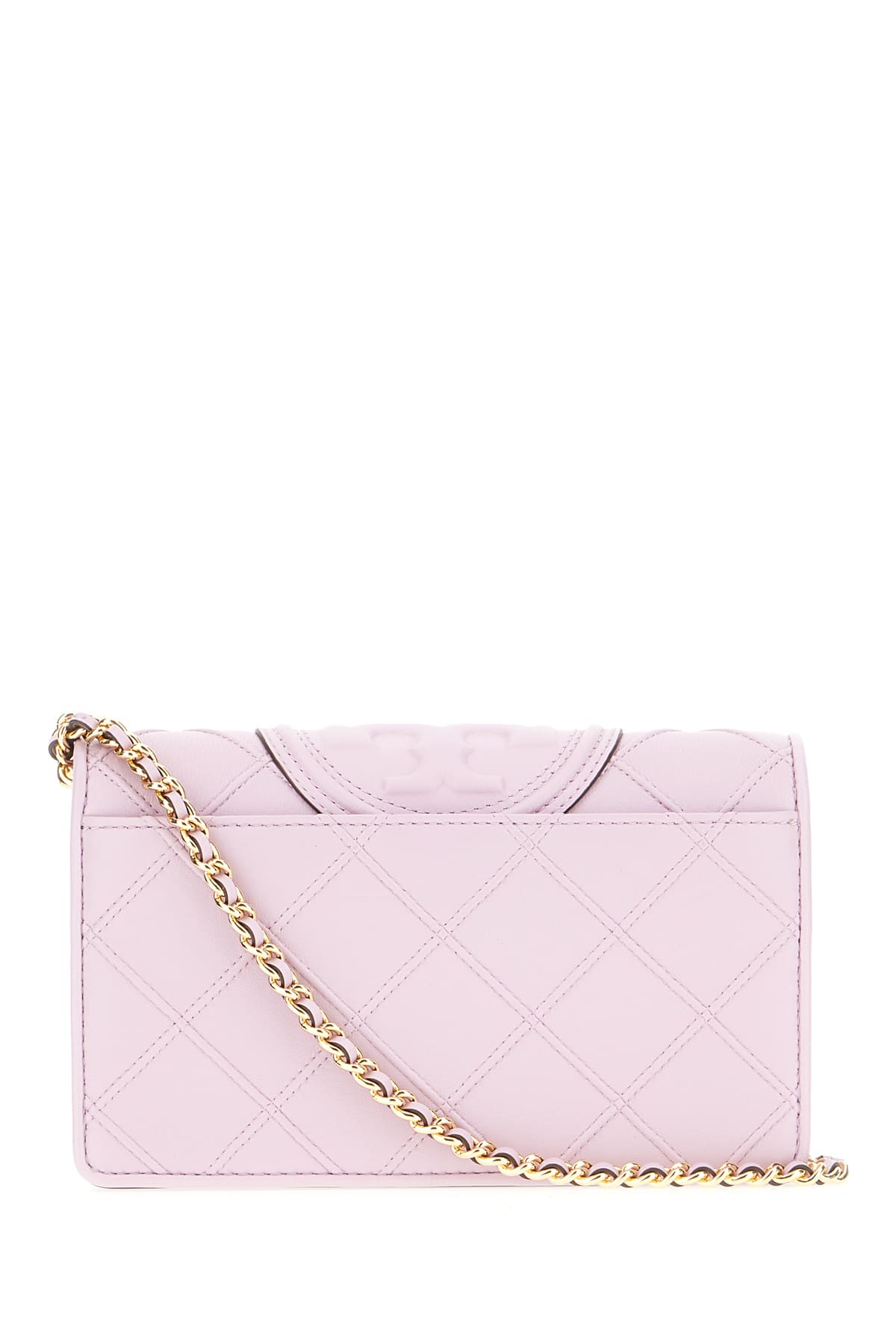 Tory Burch Lillac Leather Fleming Clutch