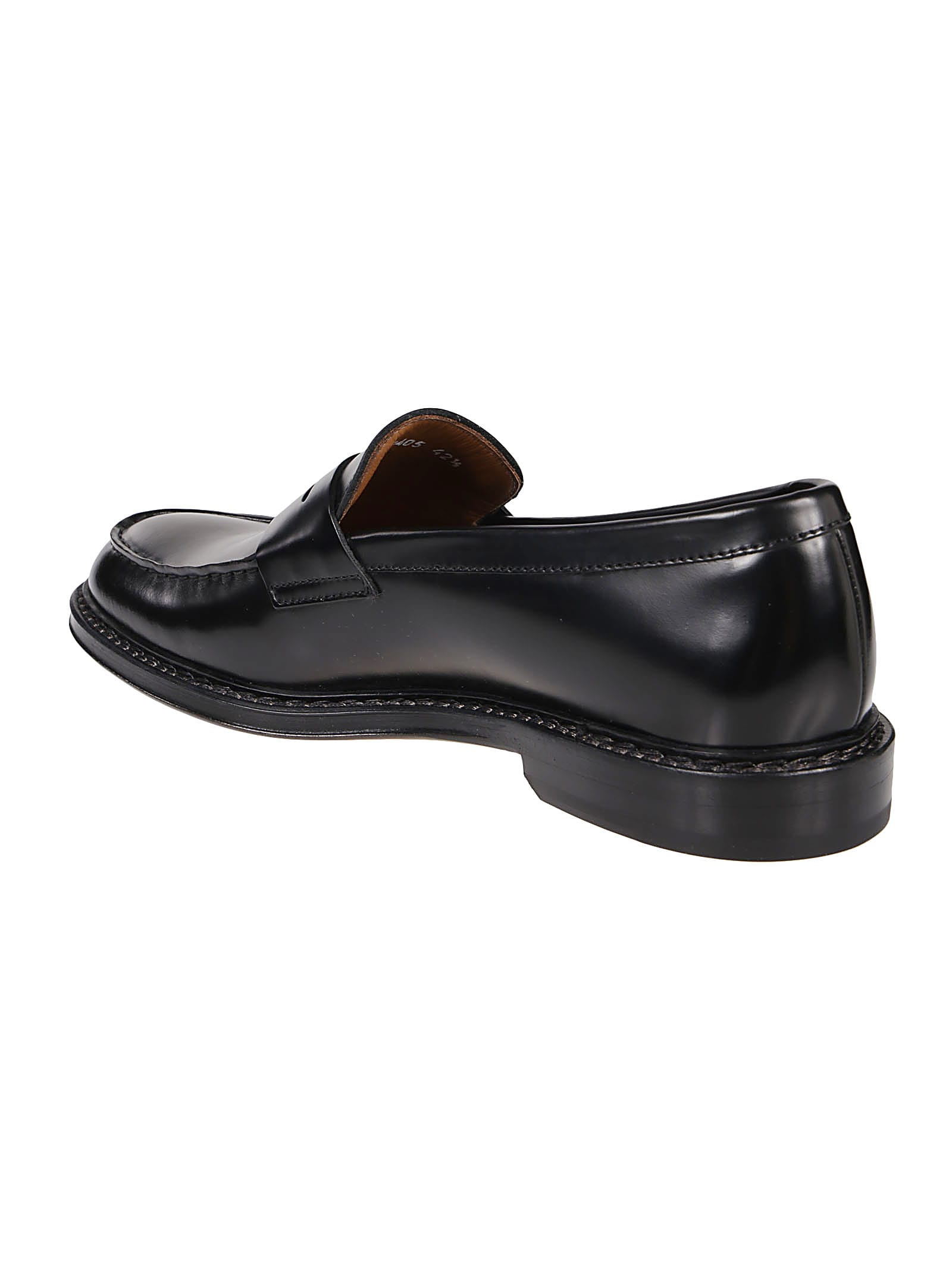 Shop Doucal's Penny Loafers Doucals In Black
