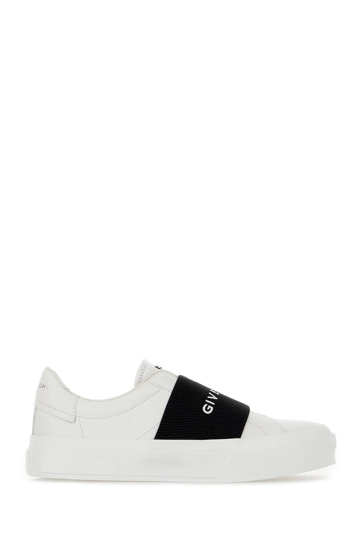 Shop Givenchy White Leather City Sport Sneakers In 116