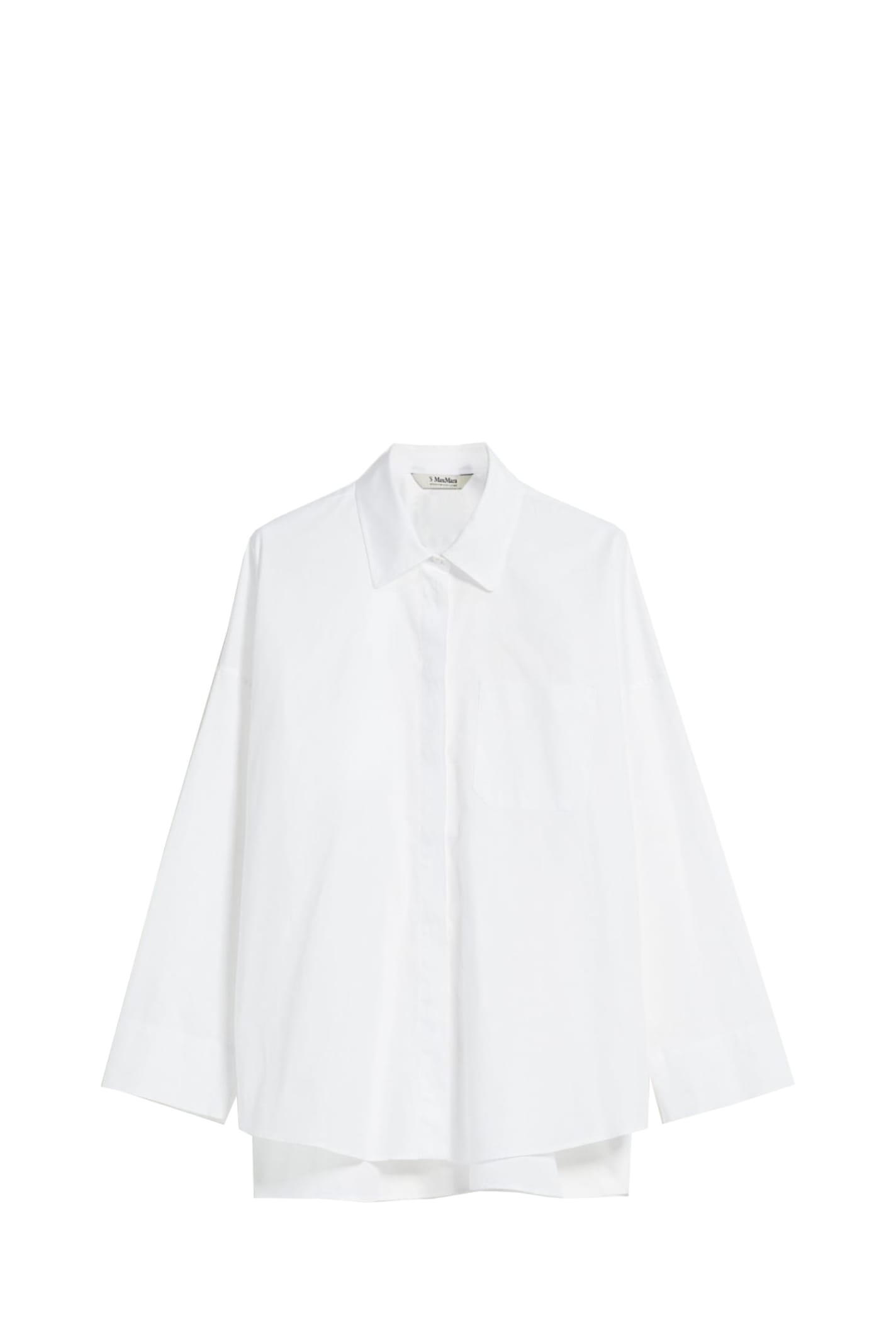 S Max Mara Women's White Cotton Shirt