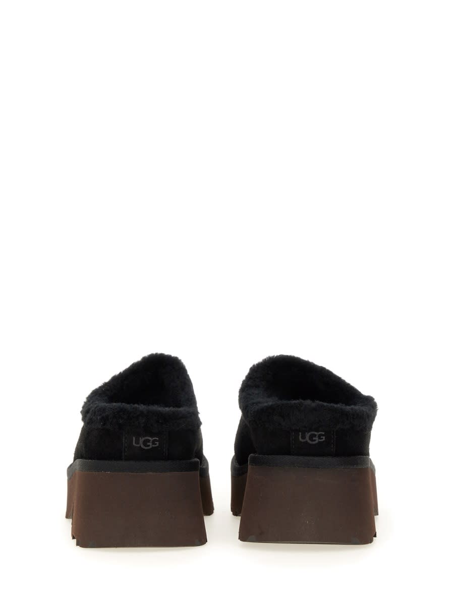 Shop Ugg New Heights Cozy Sabot In Black