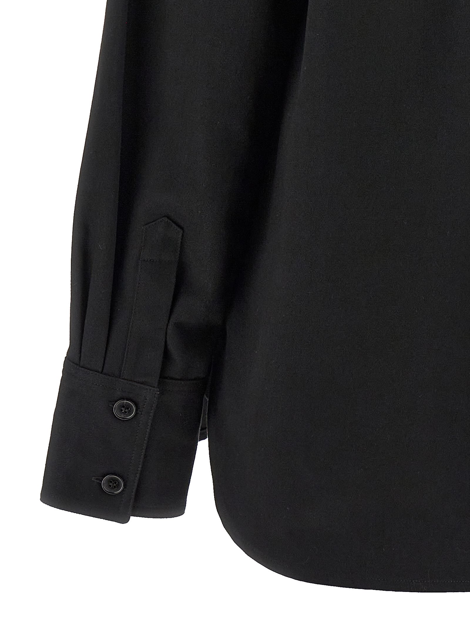 Shop Saint Laurent Saharienne Shirt In Black