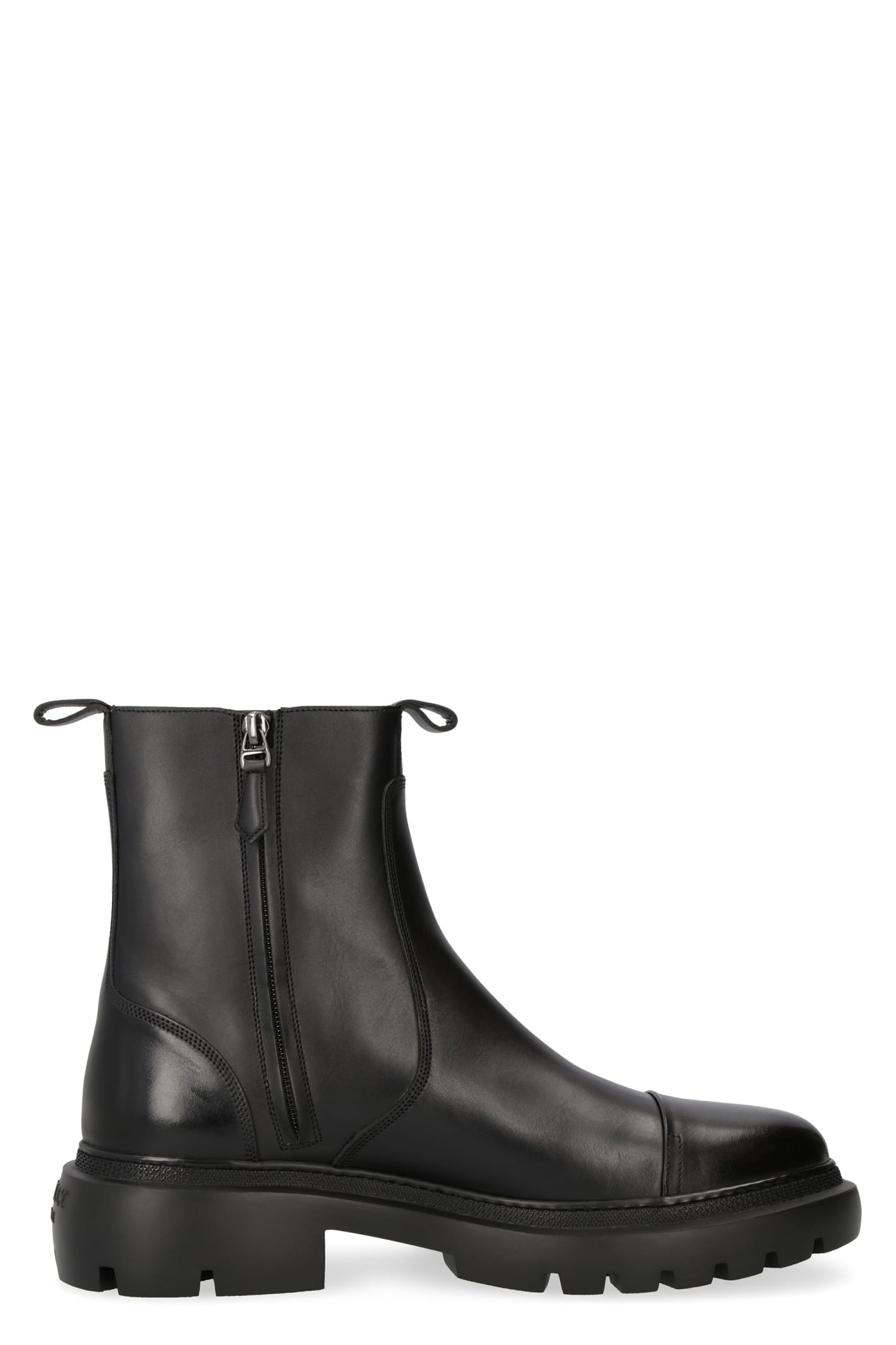 Bally Vaughen Leather Ankle Boots
