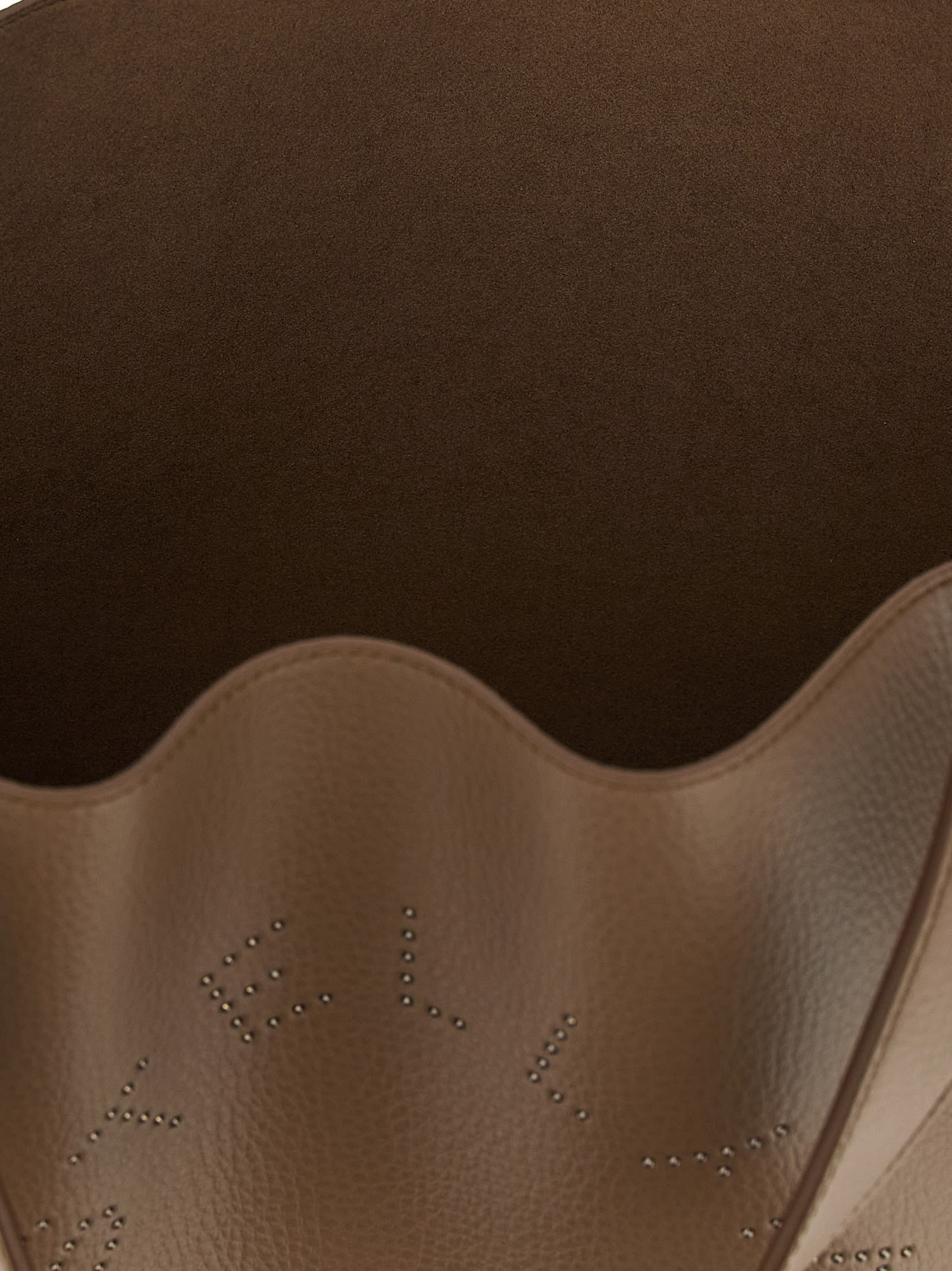 Stella Mccartney Logo-embellished Tote Bag In Brown