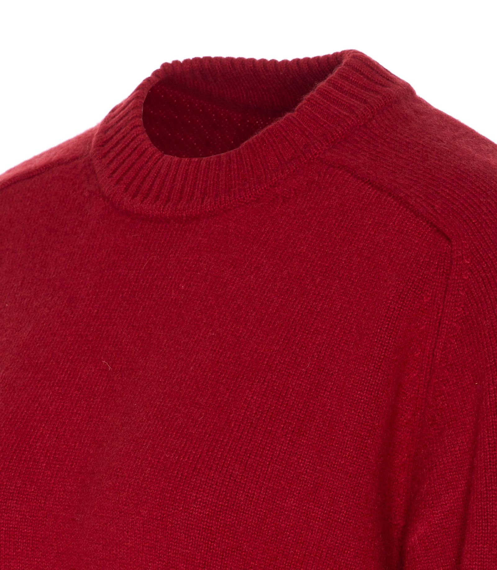 Loulou Studio Ribbed Crewneck Knitwear Long Sleeves In Red