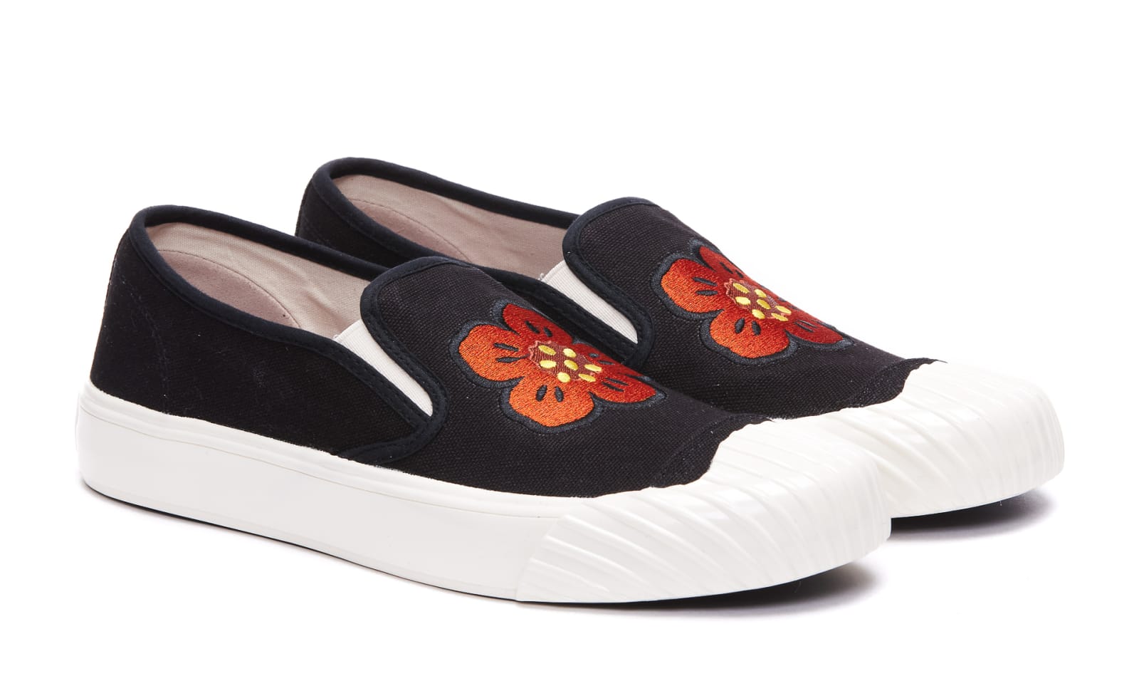 Shop Kenzo School Slip On Sneakers In White