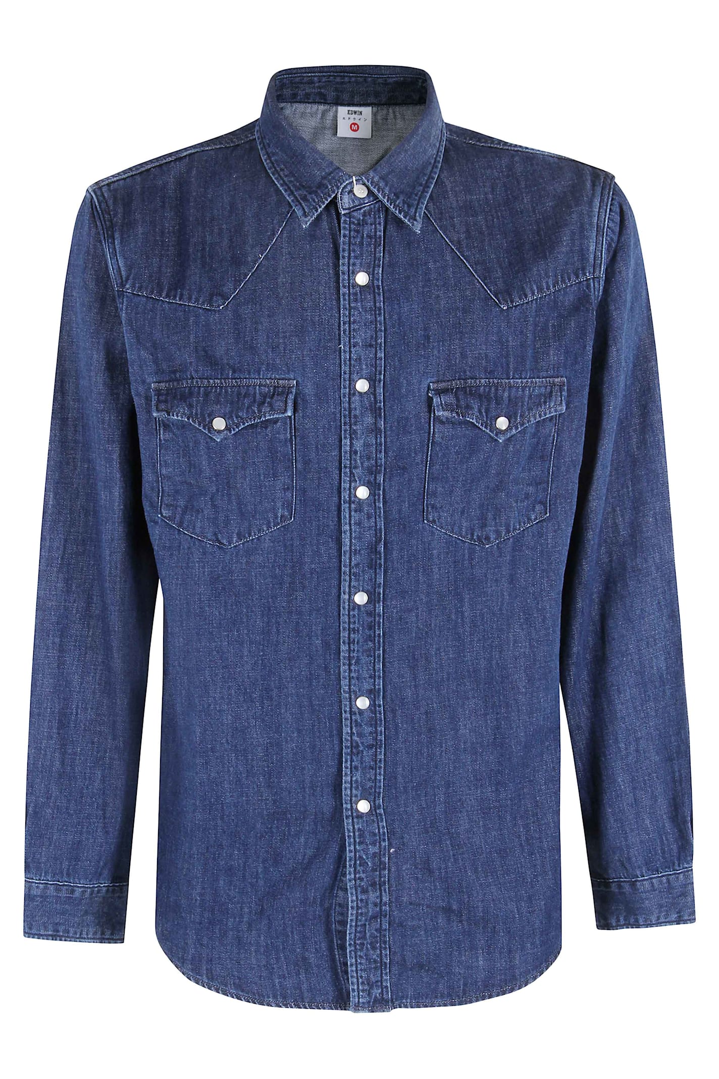 Edwin Western Shirt Ls Japan In Blue