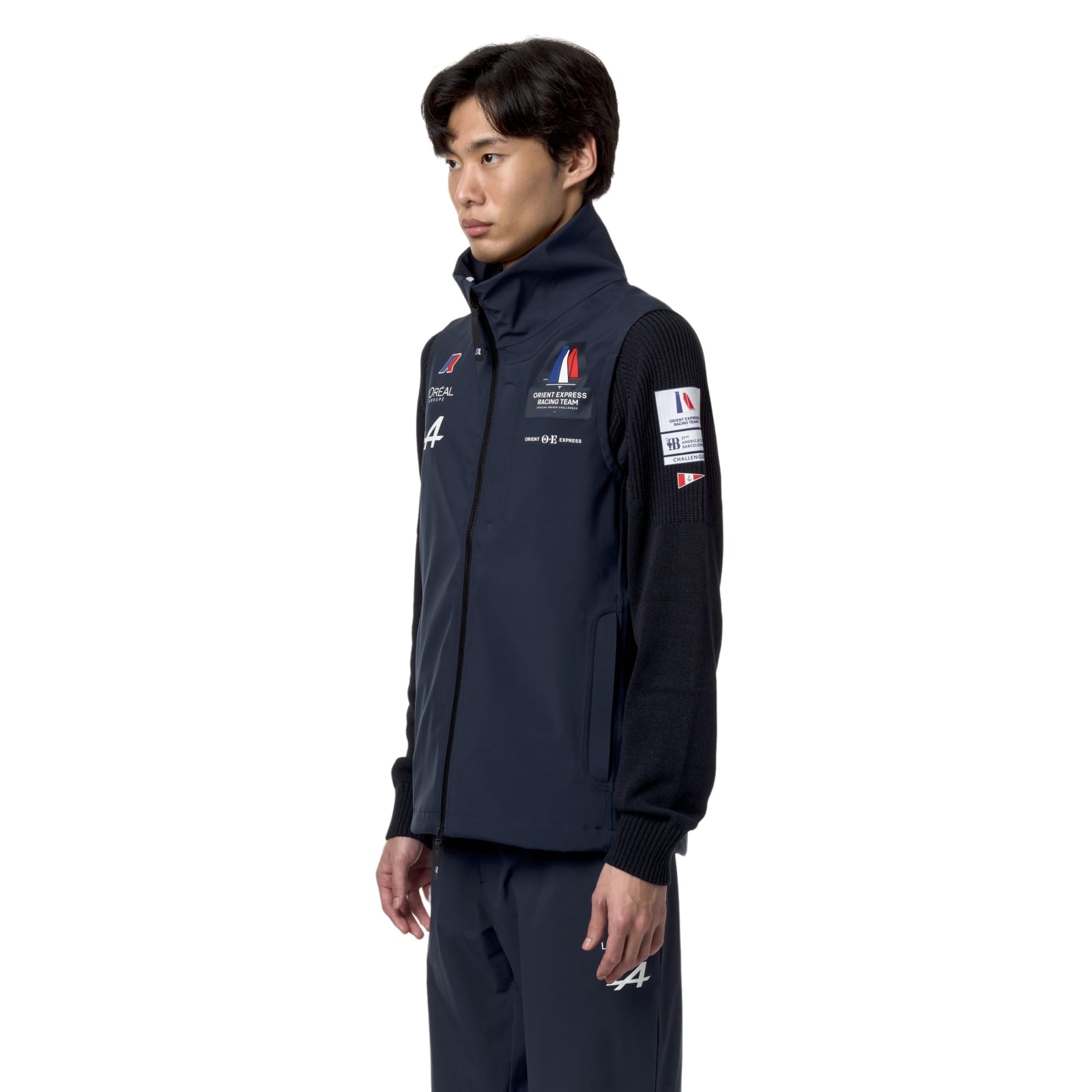 Shop K-way Kerhostin Orient Express Team In Blue Navy