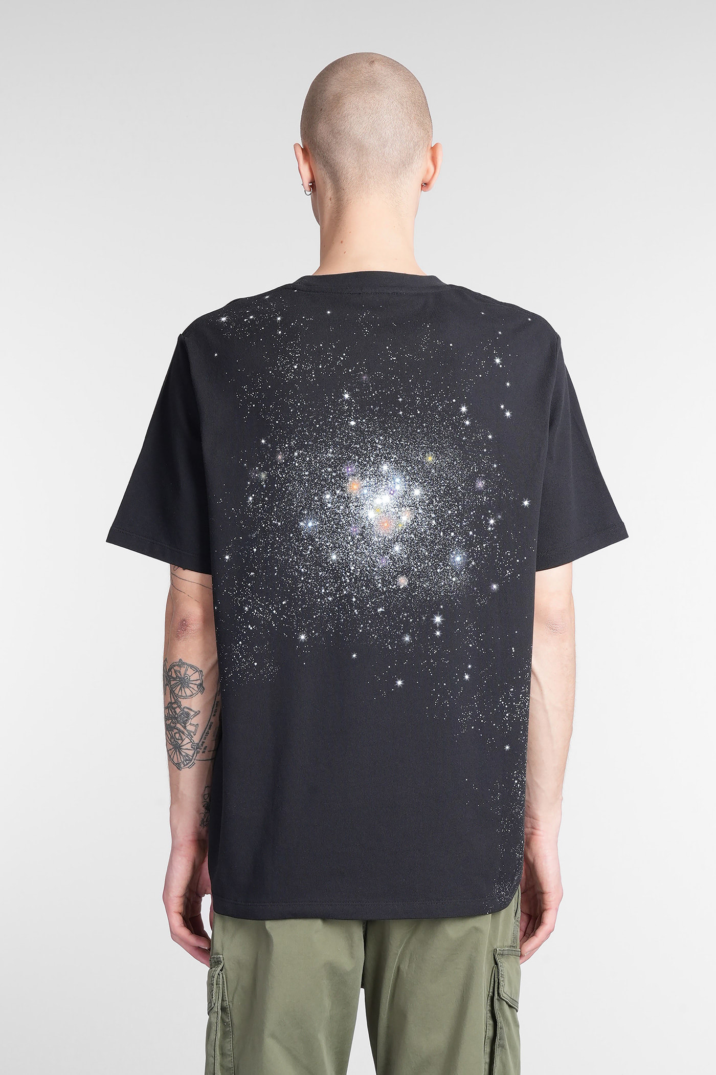 Shop Balmain T-shirt In Black Cotton