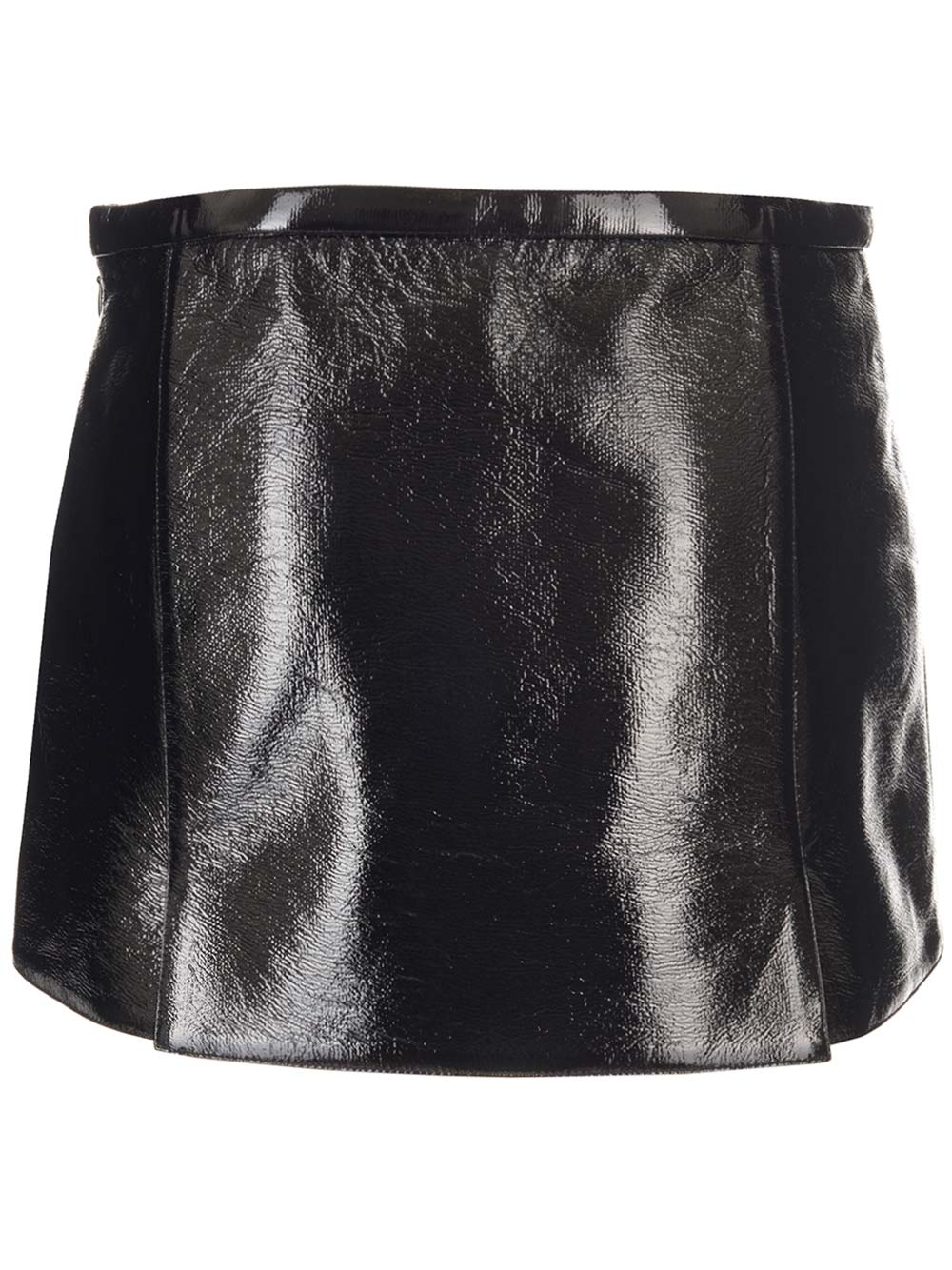 Shop Courrèges A Line Mini Skirt In Black