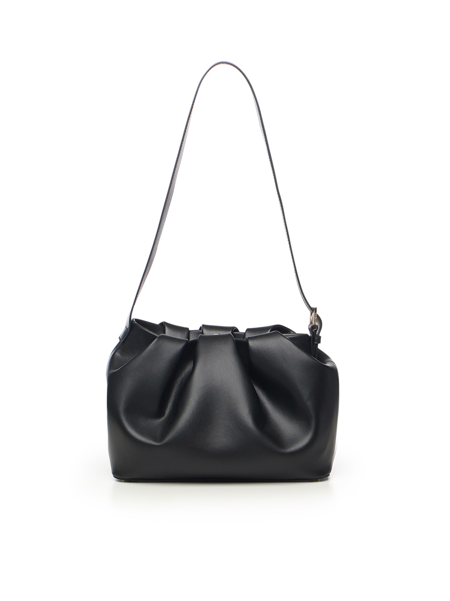 Themoirè Lara Shoulder Bag In Black