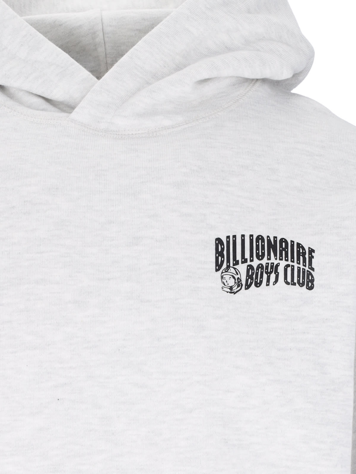 Shop Billionaire Logo Hoodie In Gray