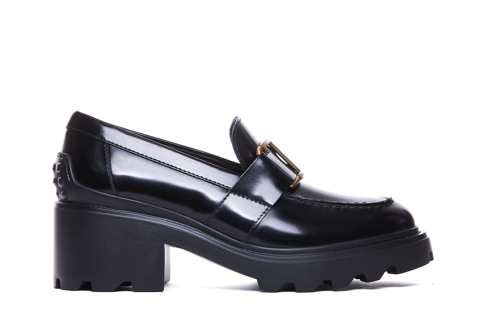 Shop Tod's Loafers In Black