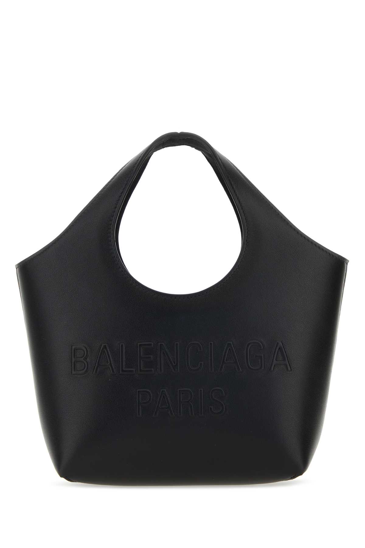 Shop Balenciaga Black Leather Mary-kate Xs Handbag