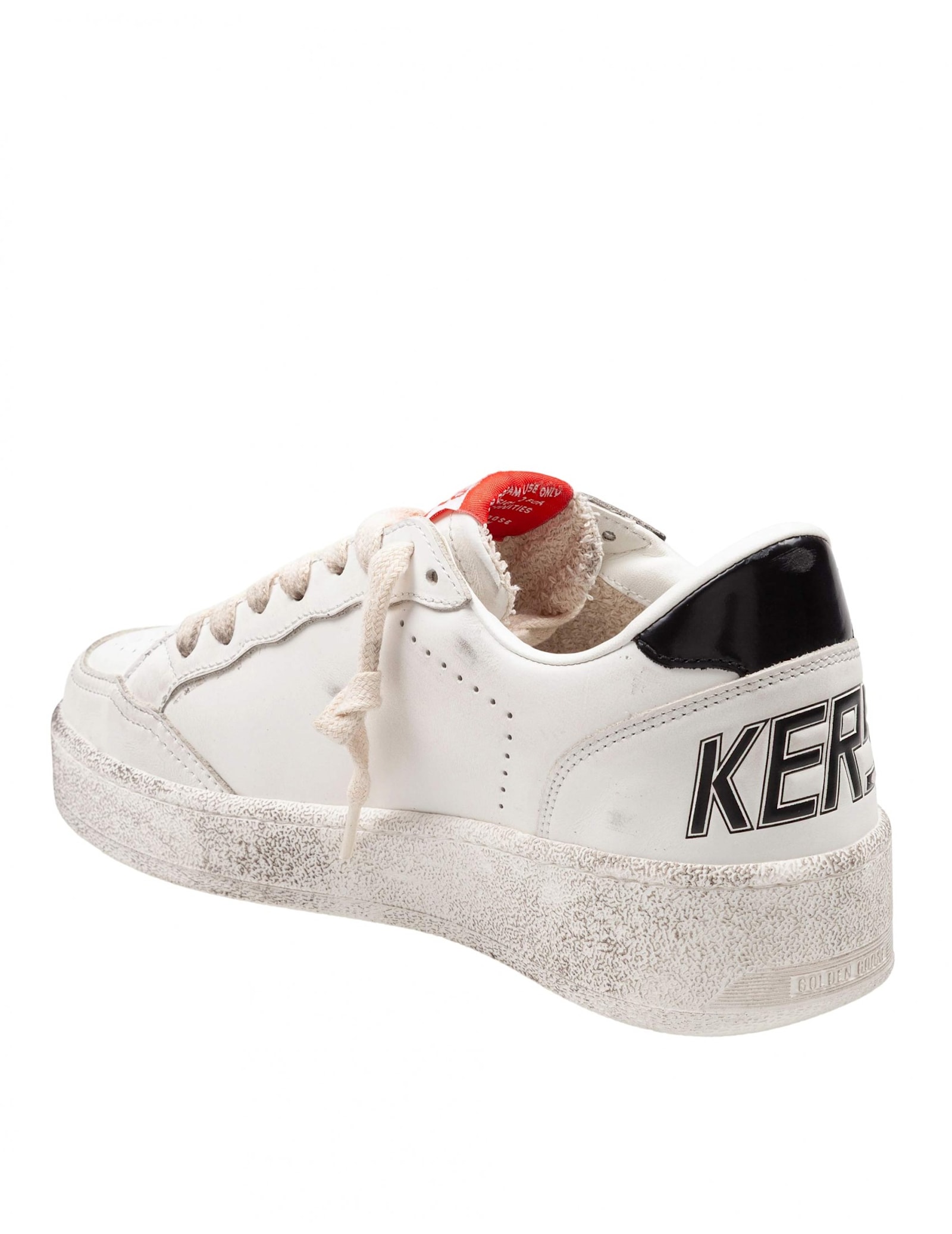 Golden Goose Sneakers Ball Star 2 In White Leather With Ponyskin Star In Multi