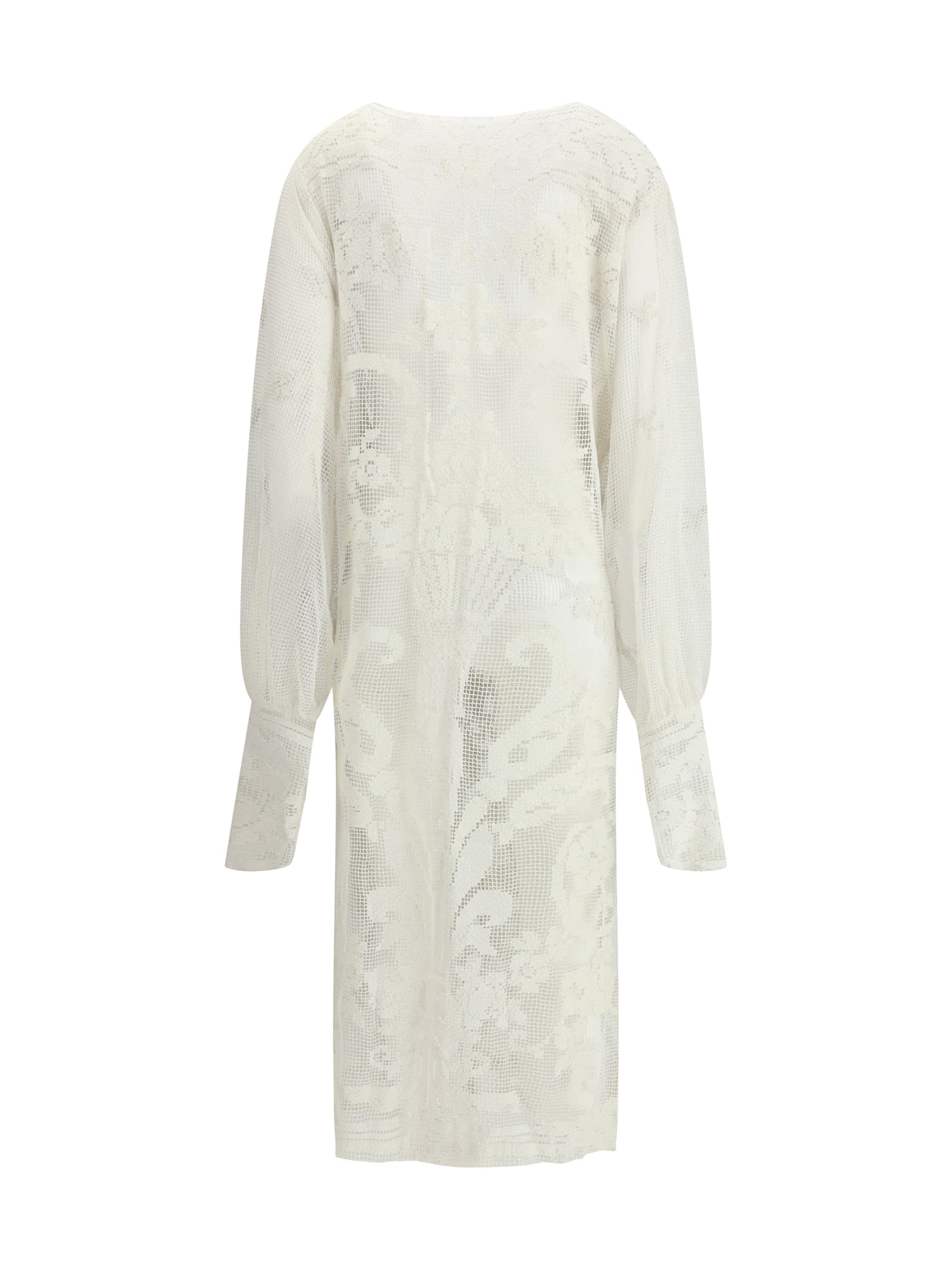 Ella Crocheted Design Long Jacket