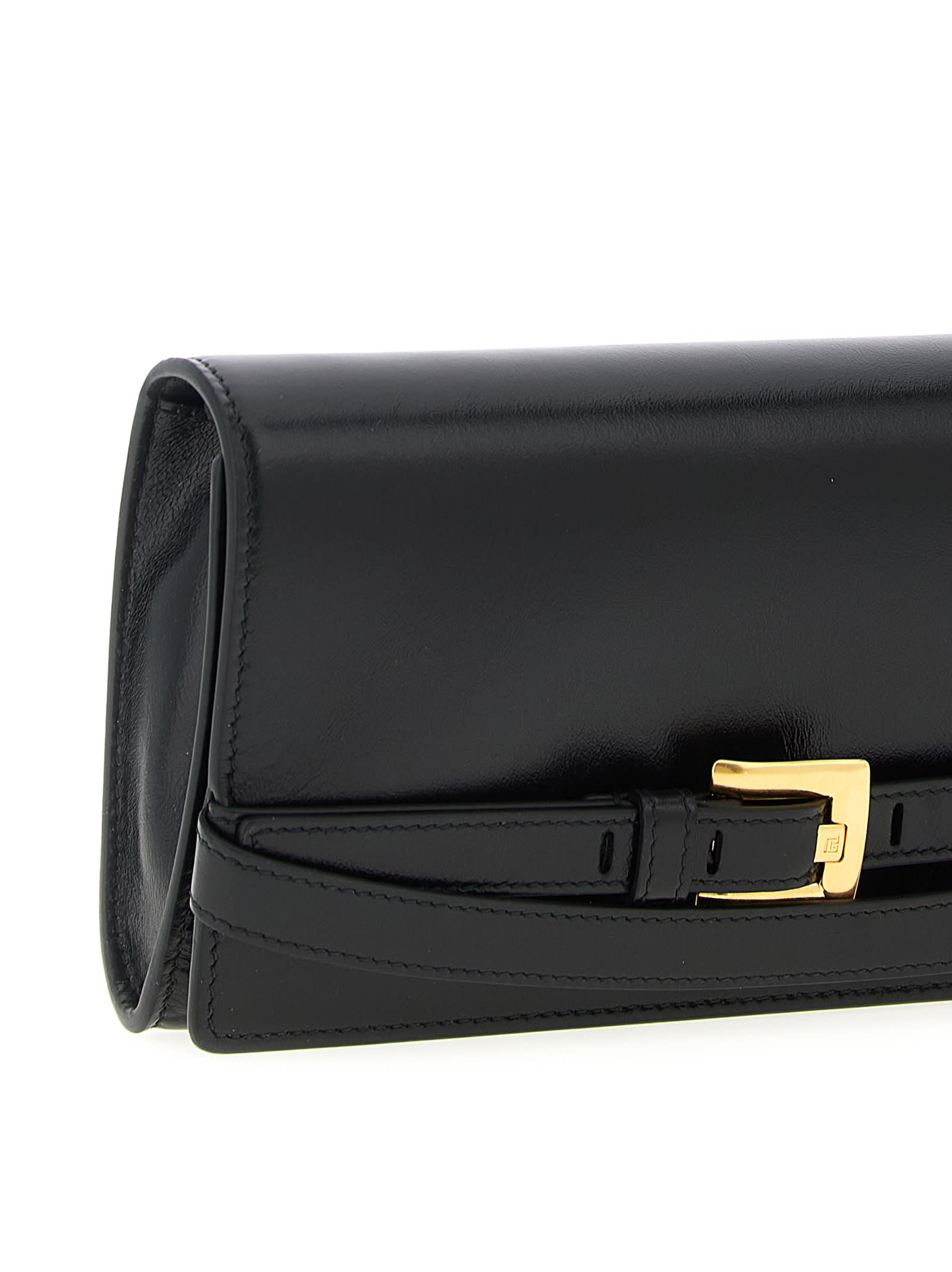 Balmain Shuffle Wallet On Chain In Black