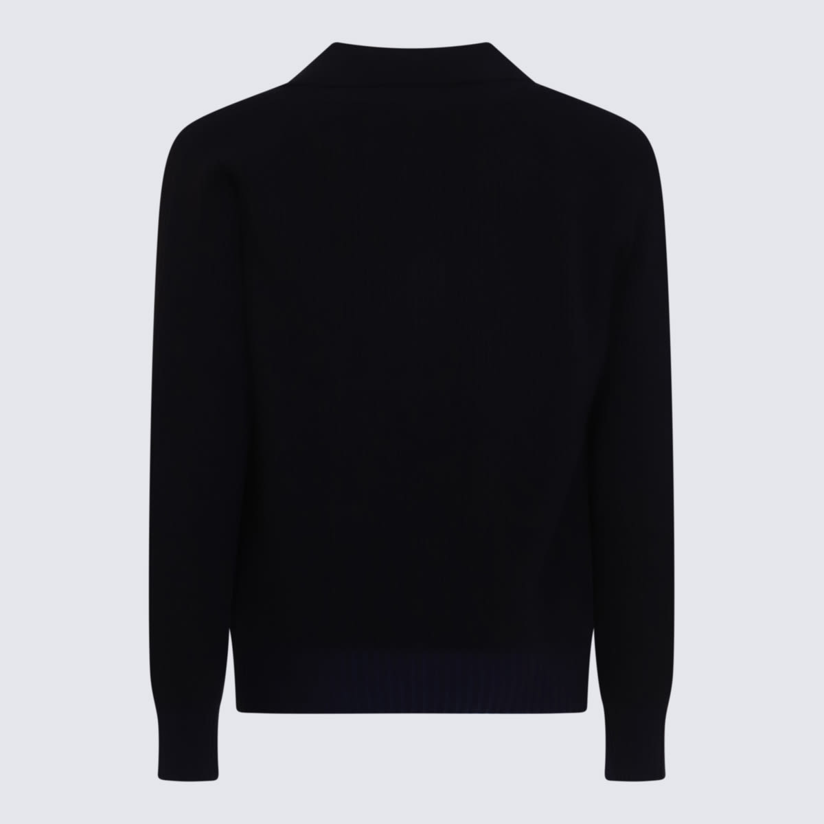 Shop Tod's Navy Blue Wool Knitwear