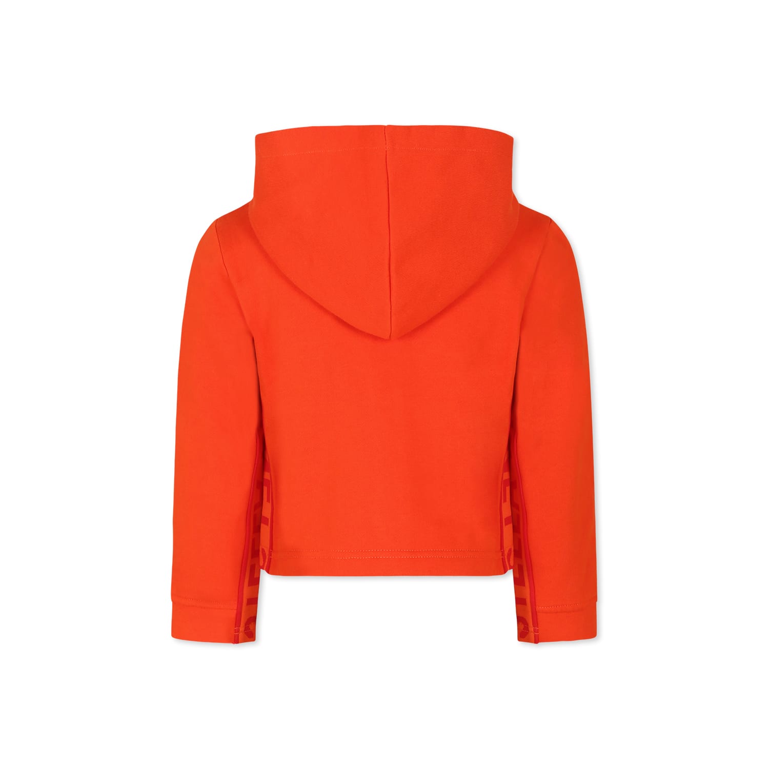 Shop Stella Mccartney Red Sweatshirt For Girl With Logo