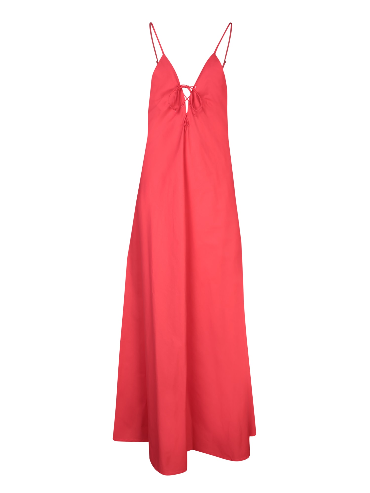 Shop Forte Forte Red Poplin Slip Dress