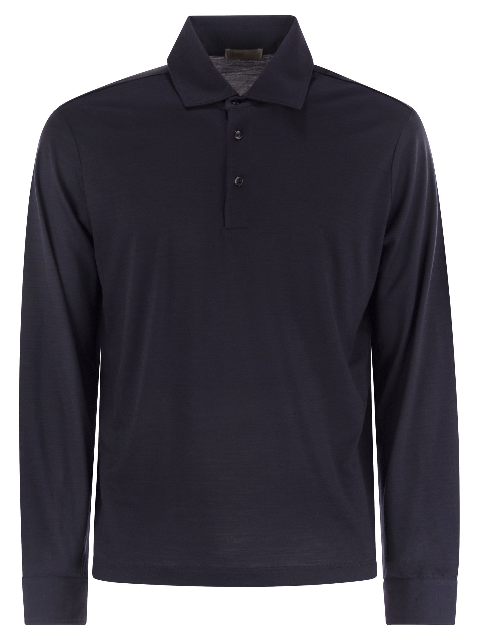 Resort Polo Shirt In Soft Wool Knit