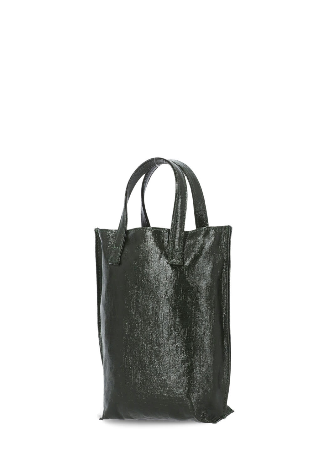 Uma Wang Small Case Canvas Bag In Green