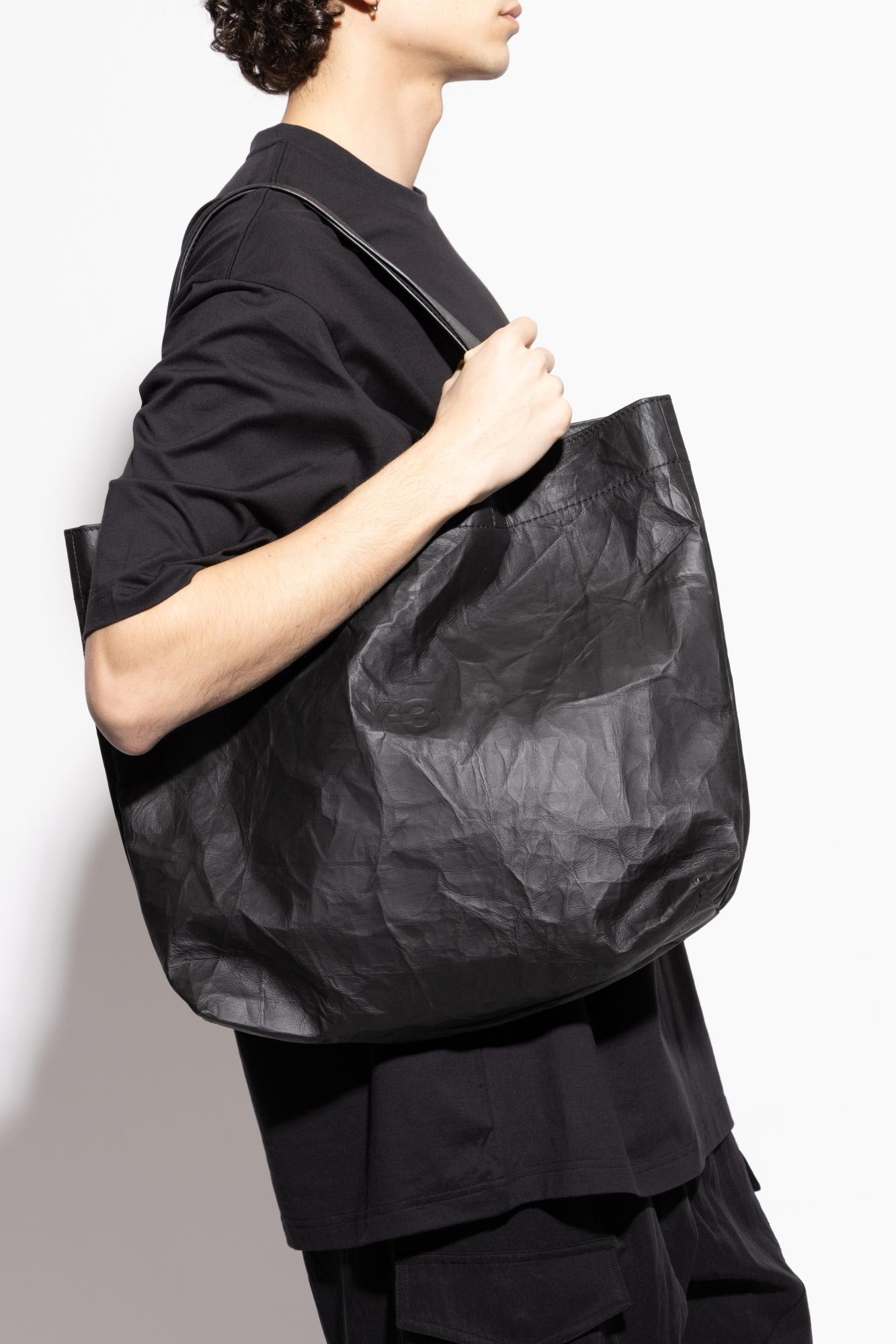 Y-3 Shopper Bag With Logo In Black