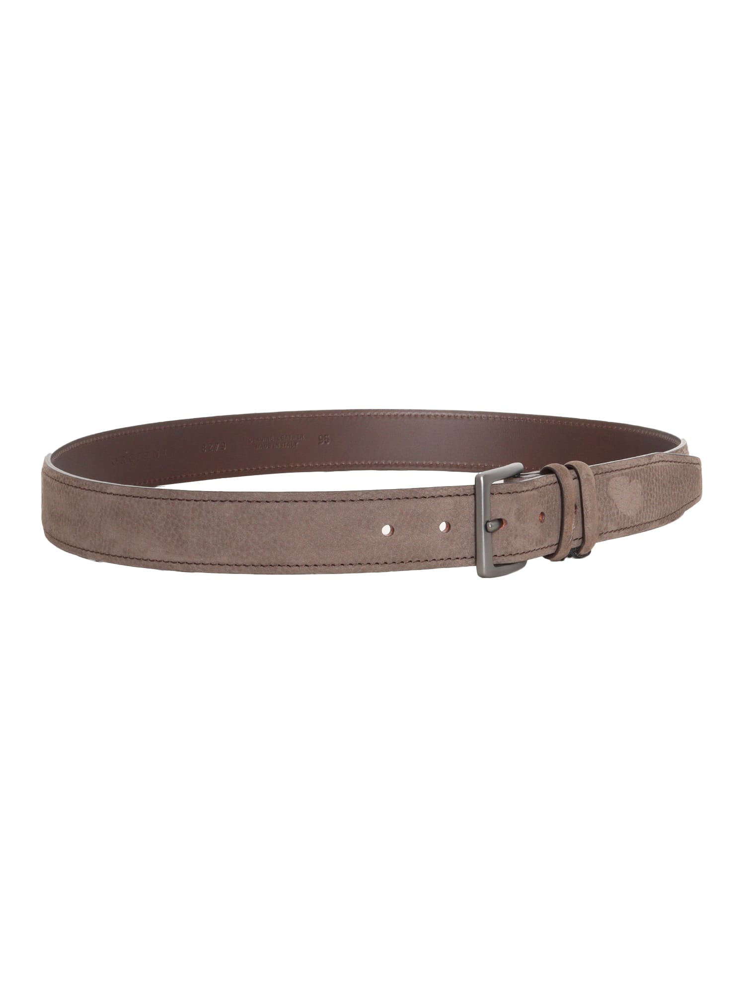 Orciani Nabucco Leather Belt In Brown