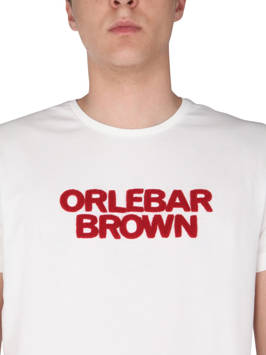 Orlebar Brown Sammy Ob Towelling T-shirt In White