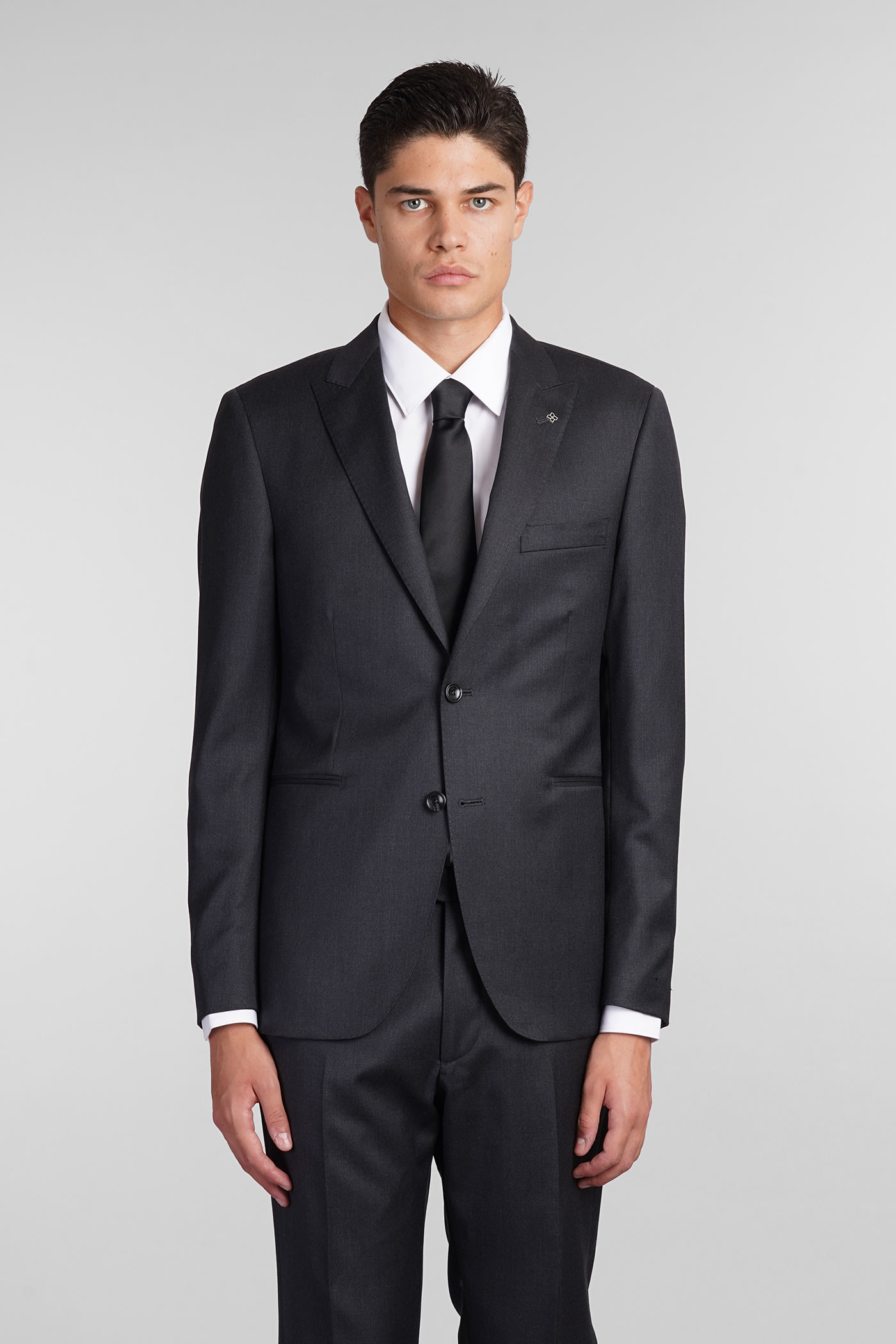 Tagliatore 0205 2fbr26a01 In Grey Wool