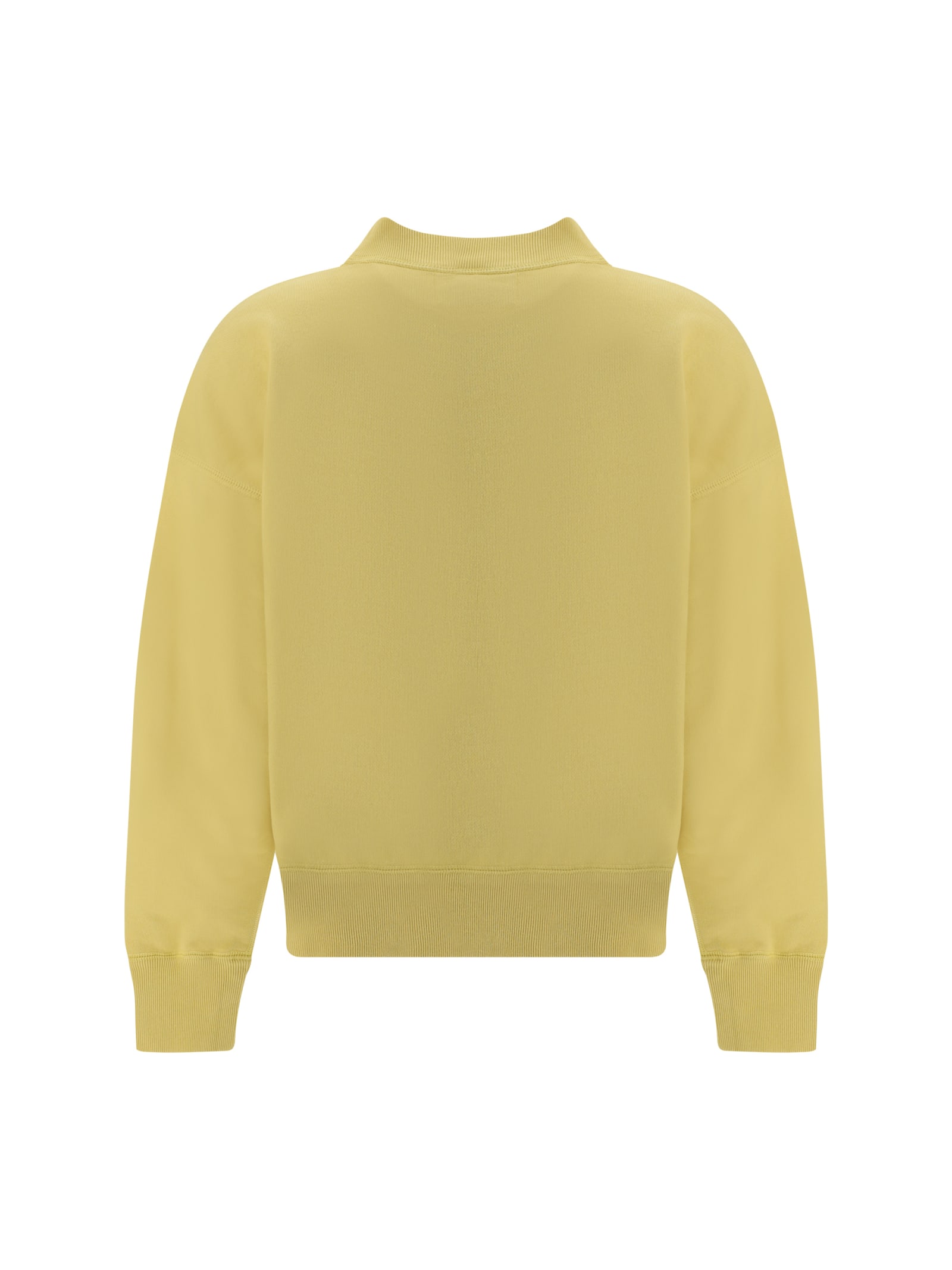 Shop Marant Etoile Moby Sweatshirt In Yellow