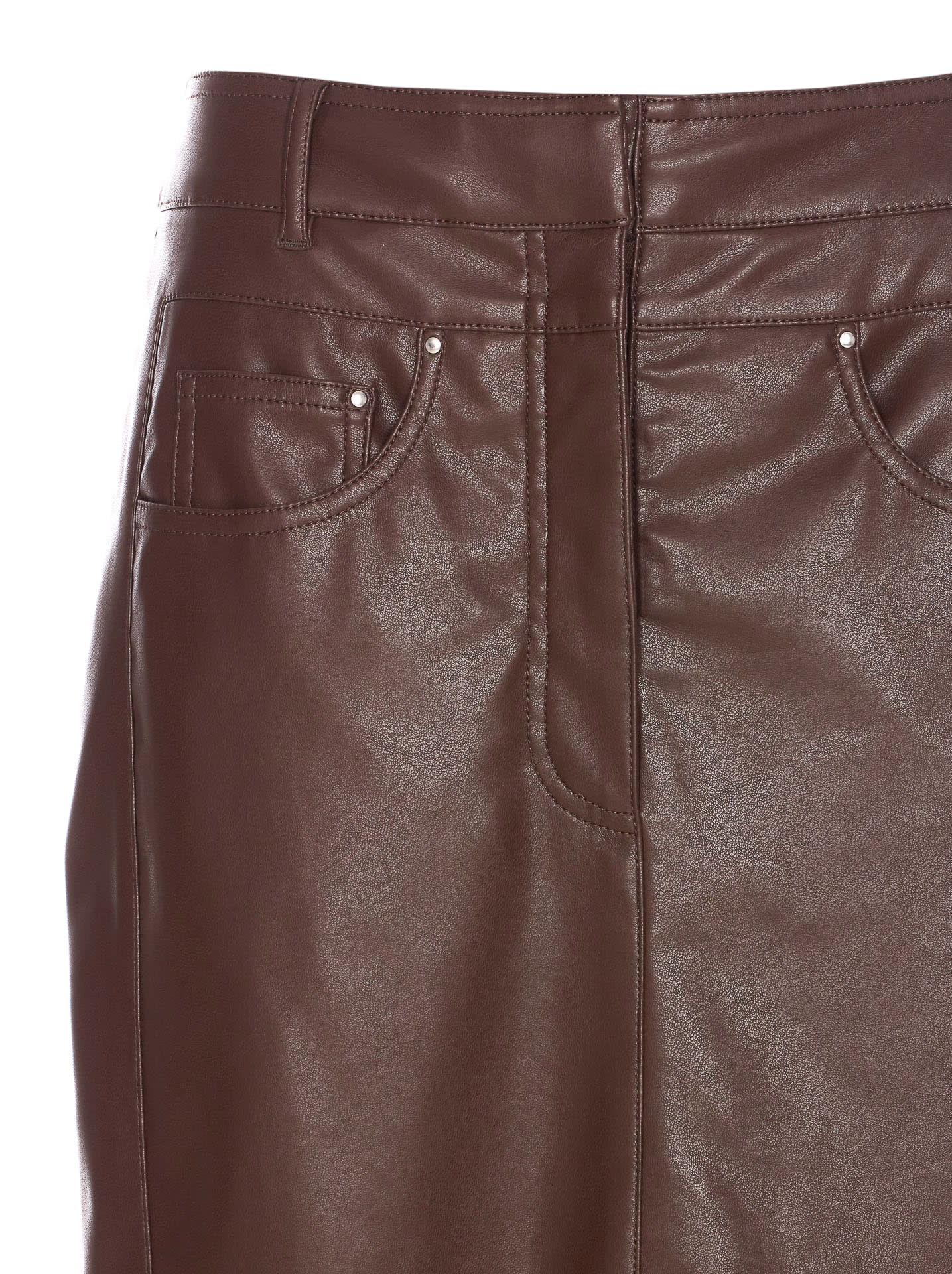 Urbancode Coffe Skirt In Brown