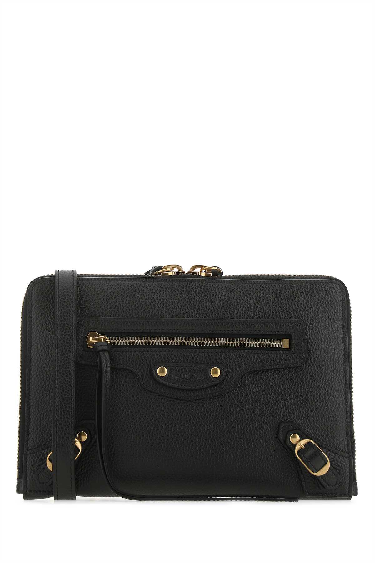 Black Leather Neo Classic S Pouch