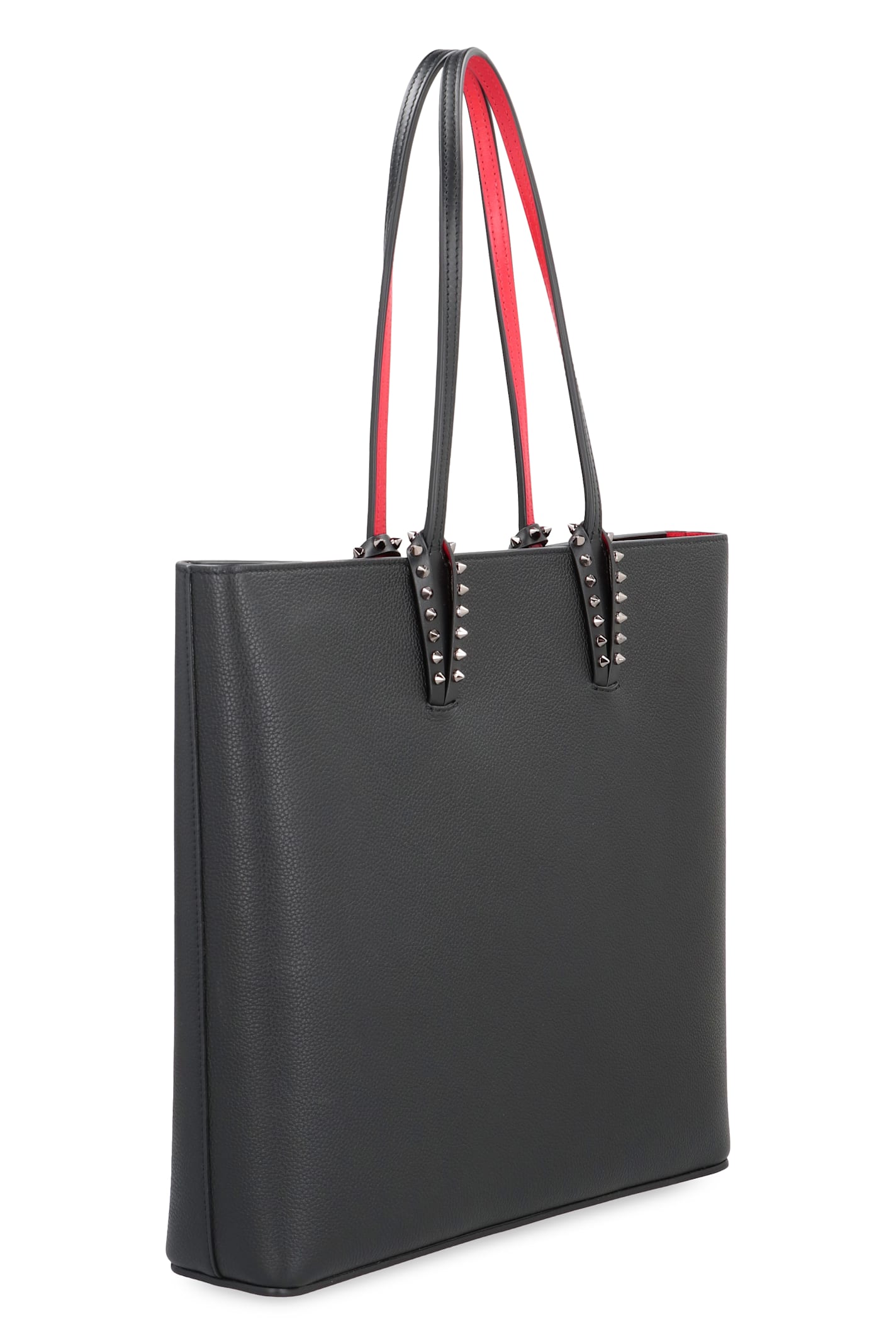 Shop Christian Louboutin Cabata Leather Tote In Black