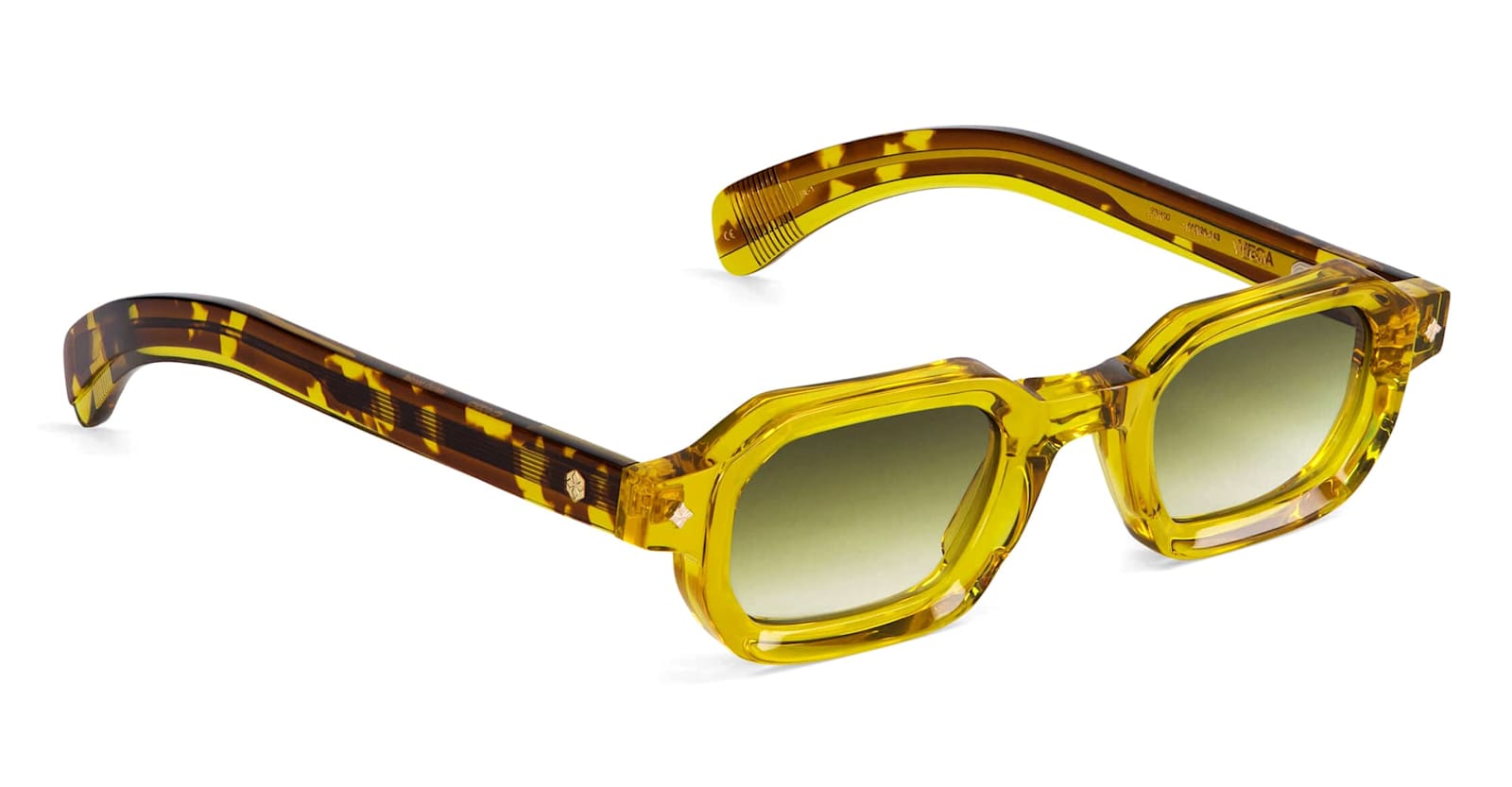 Sato Vega - Blonde Sunglasses In Yellow Trasparent